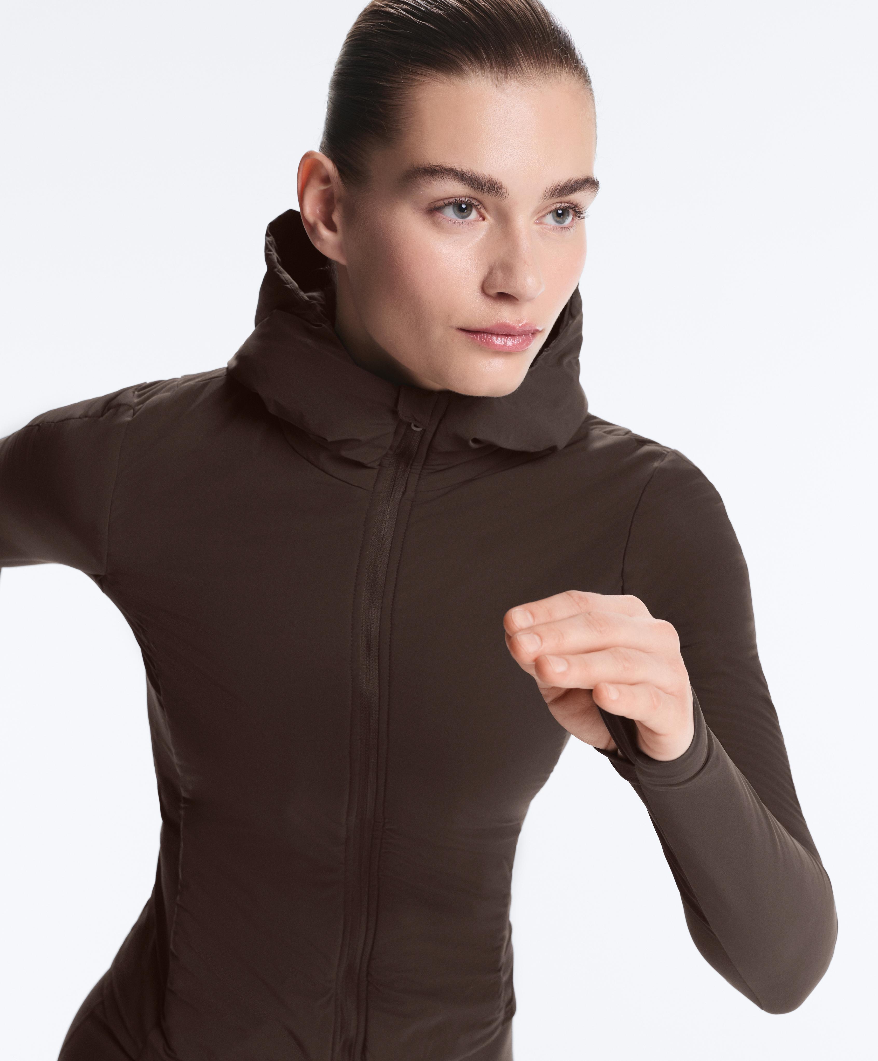 FELLEX® Volcanic technical padded jacket — Dark chocolate