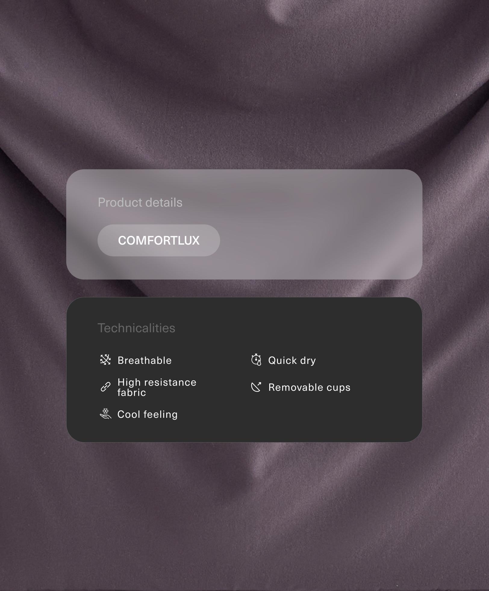 Draped neck Comfortlux tank top - Sale Draped neck Comfortlux tank top - Sale