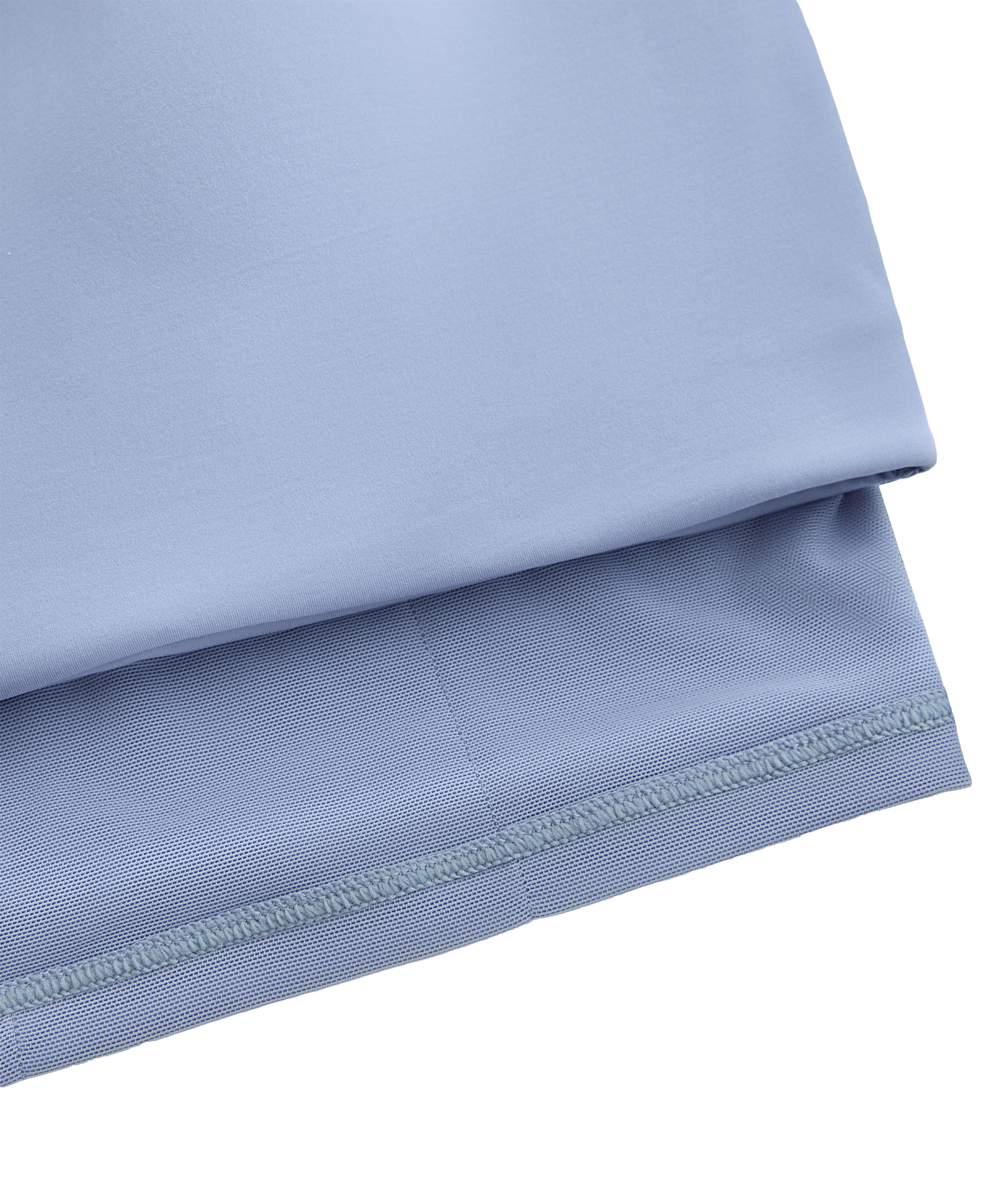 Sheer compressive tank top — MID GREY-BLUE