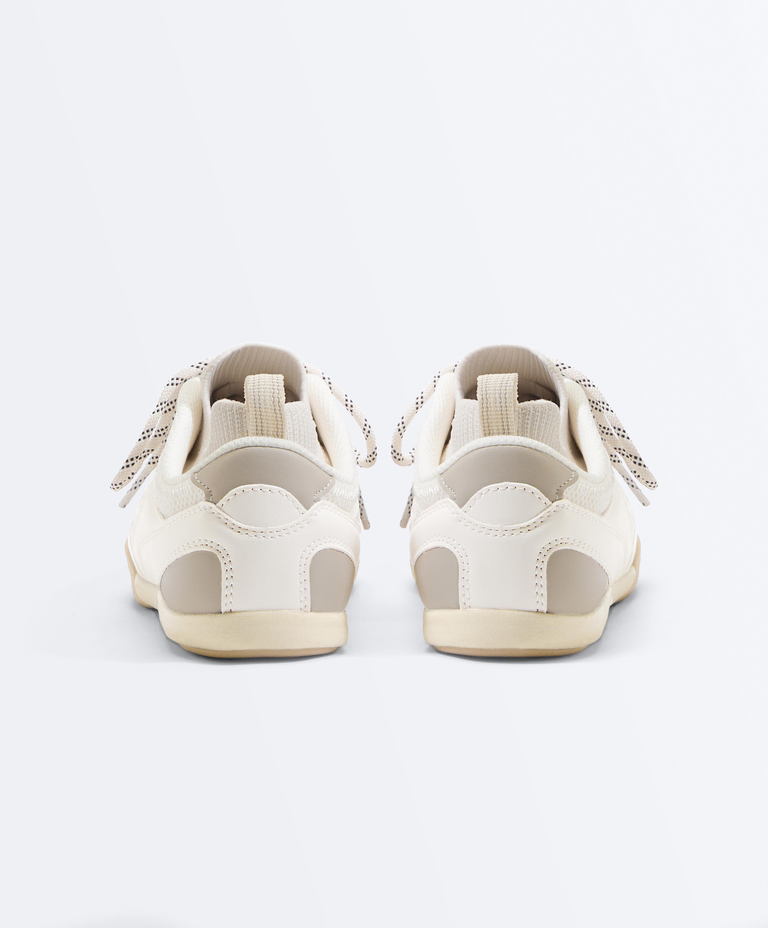 Sock-style trainers — ECRU
