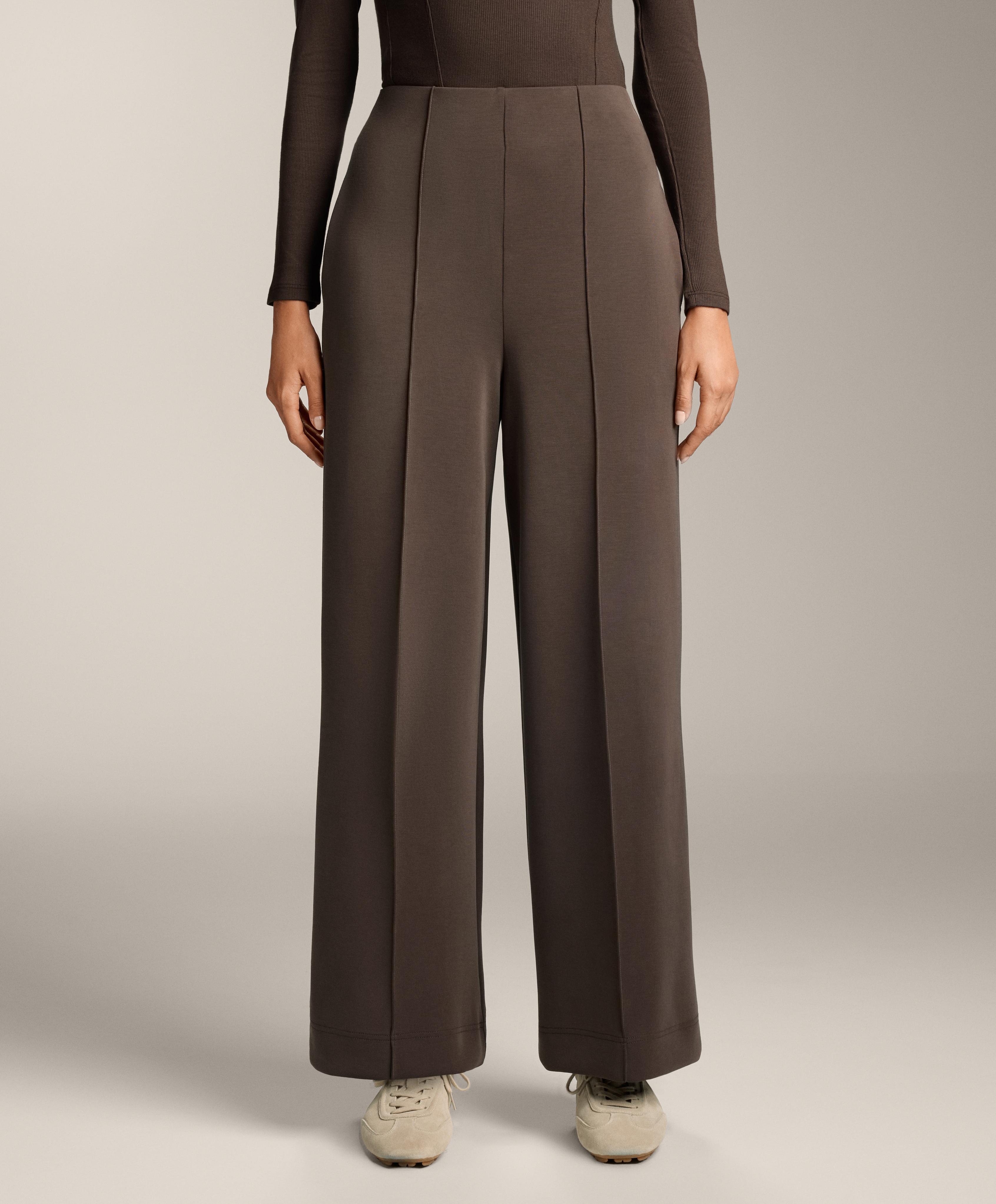 Soft touch modal straight leg trousers