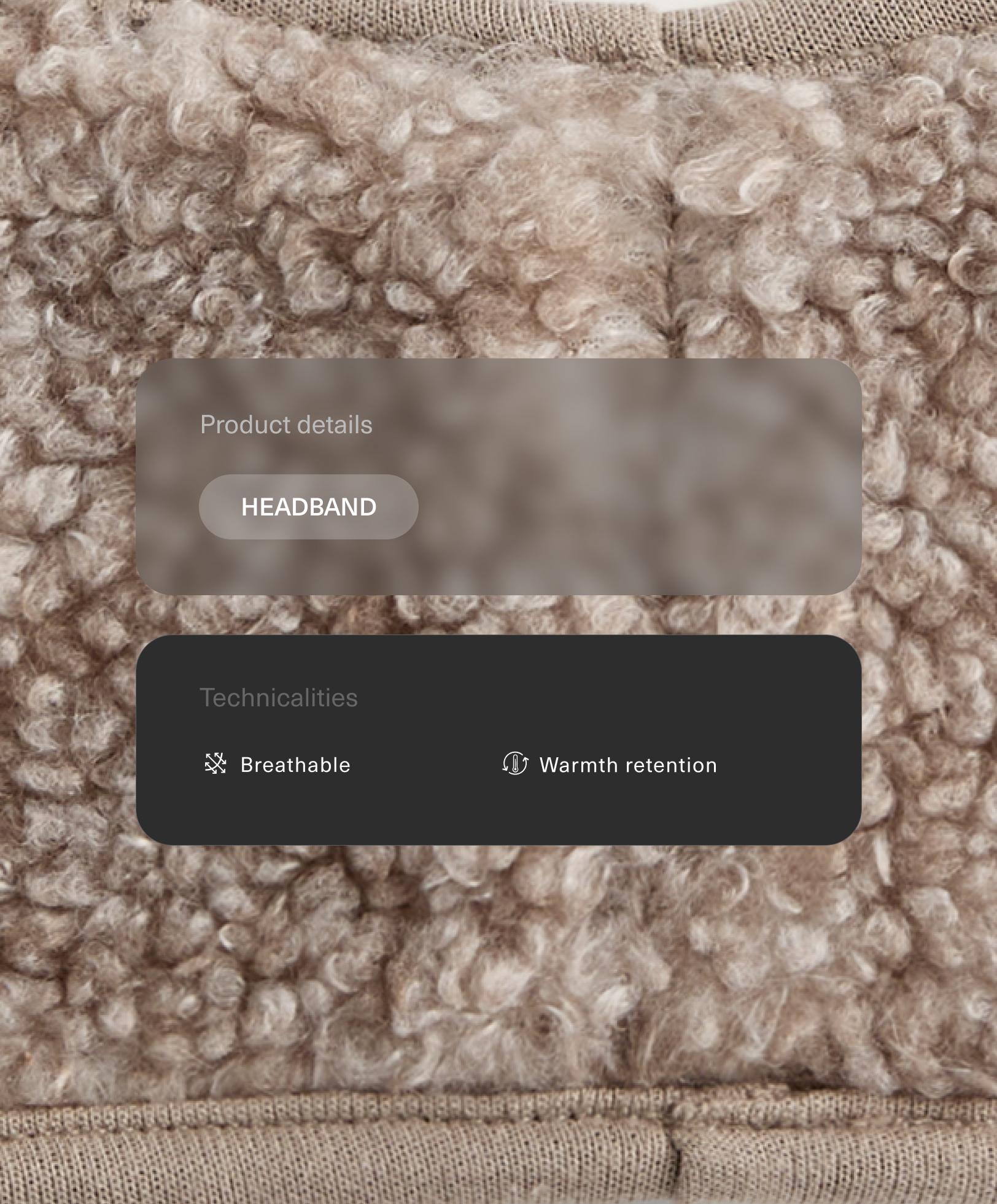 Cinta para el pelo borreguillo - Rebajas Cinta para el pelo borreguillo - Rebajas