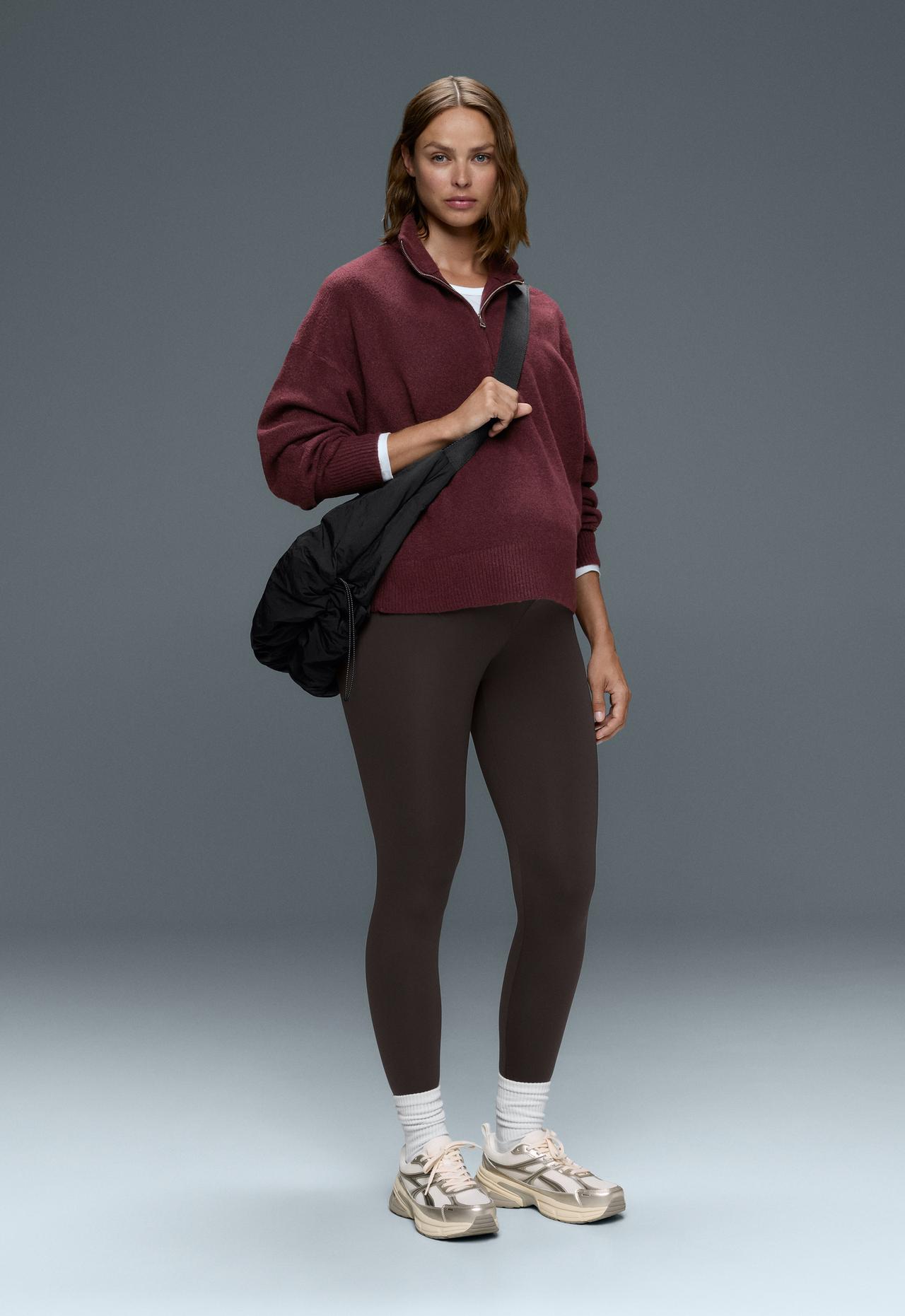 Comfortlux maternity leggings — DARK GREY