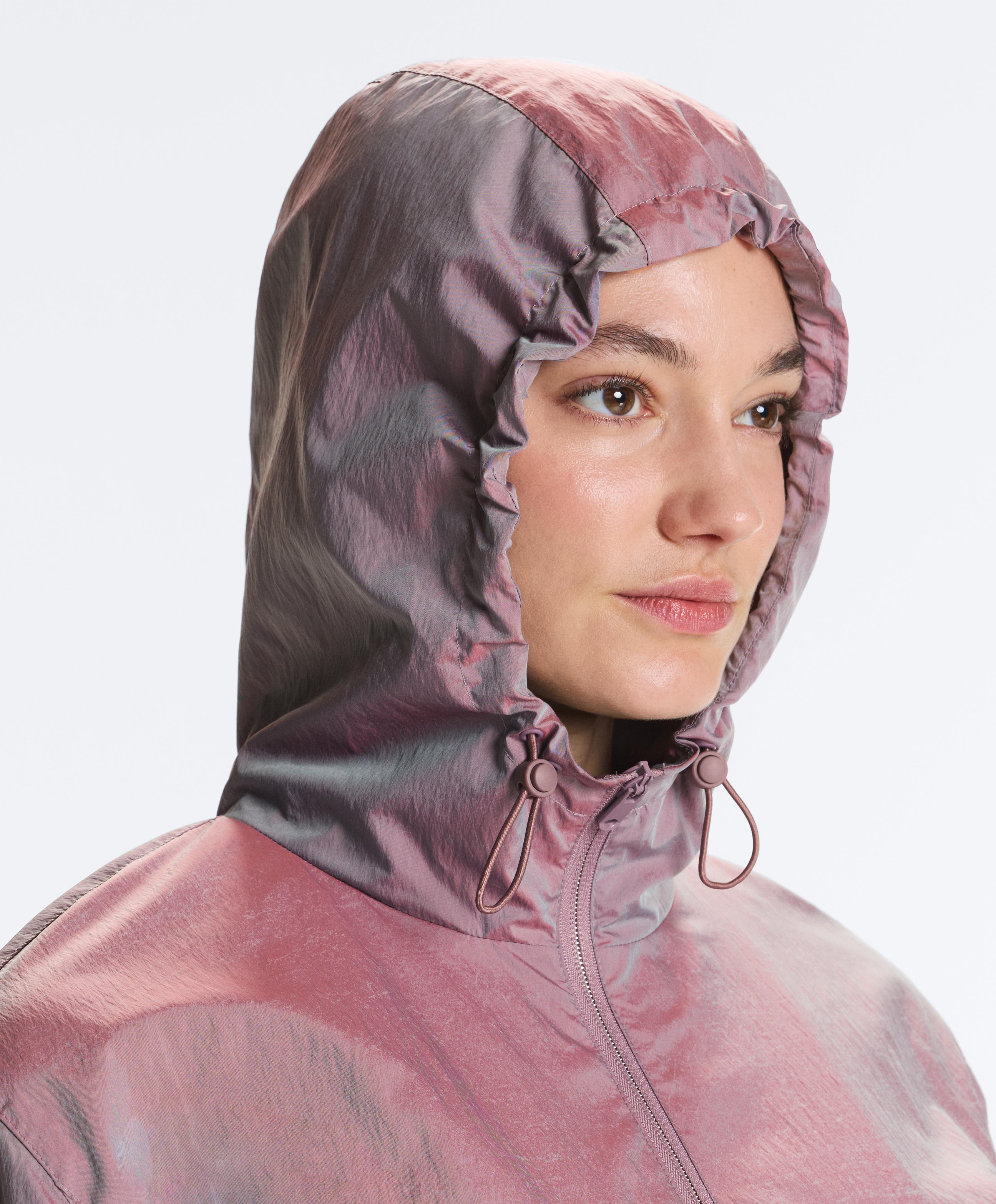 Iridescent Track jacket — WASHED PURPLE