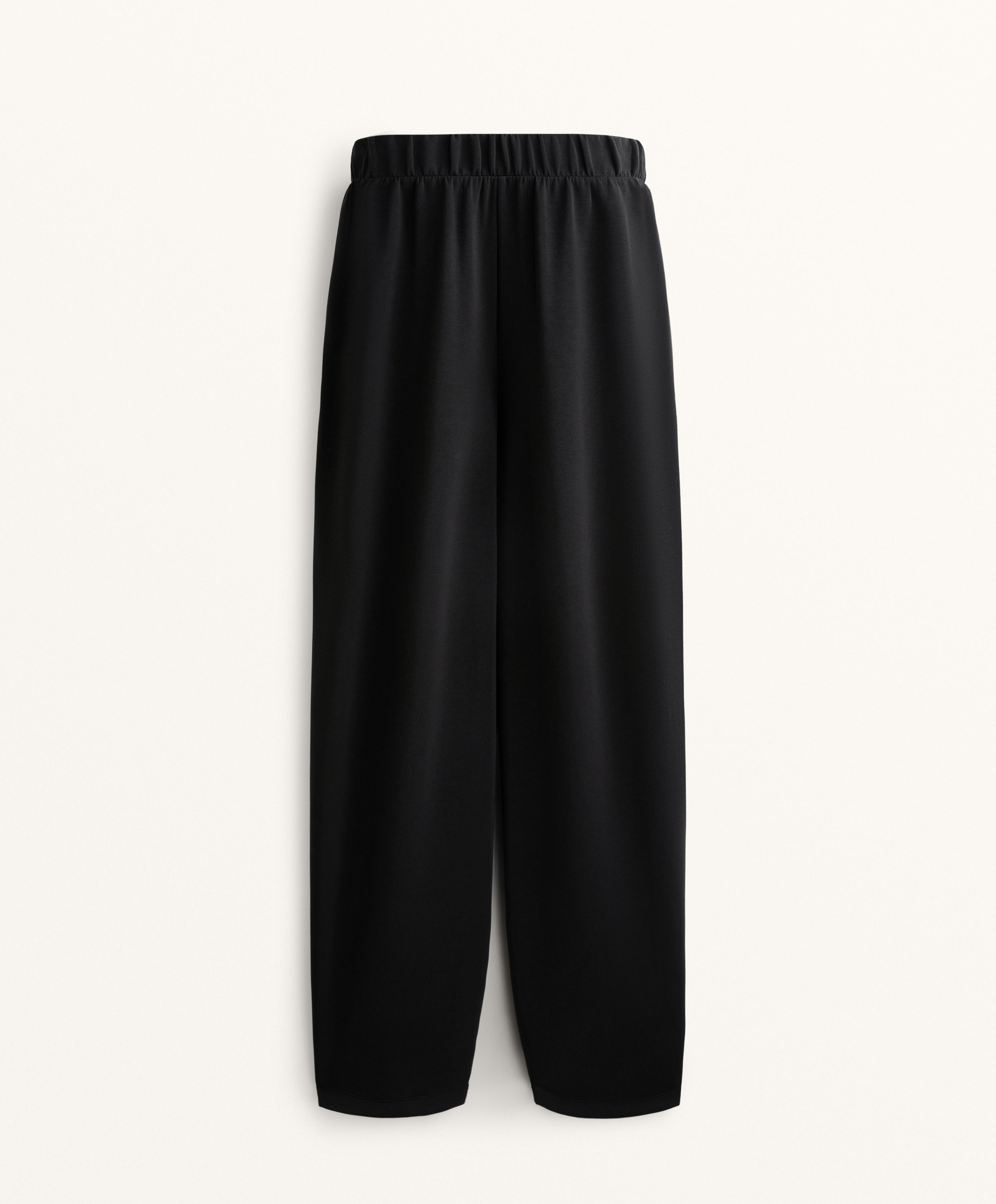 Soft-touch modal cocoon trousers