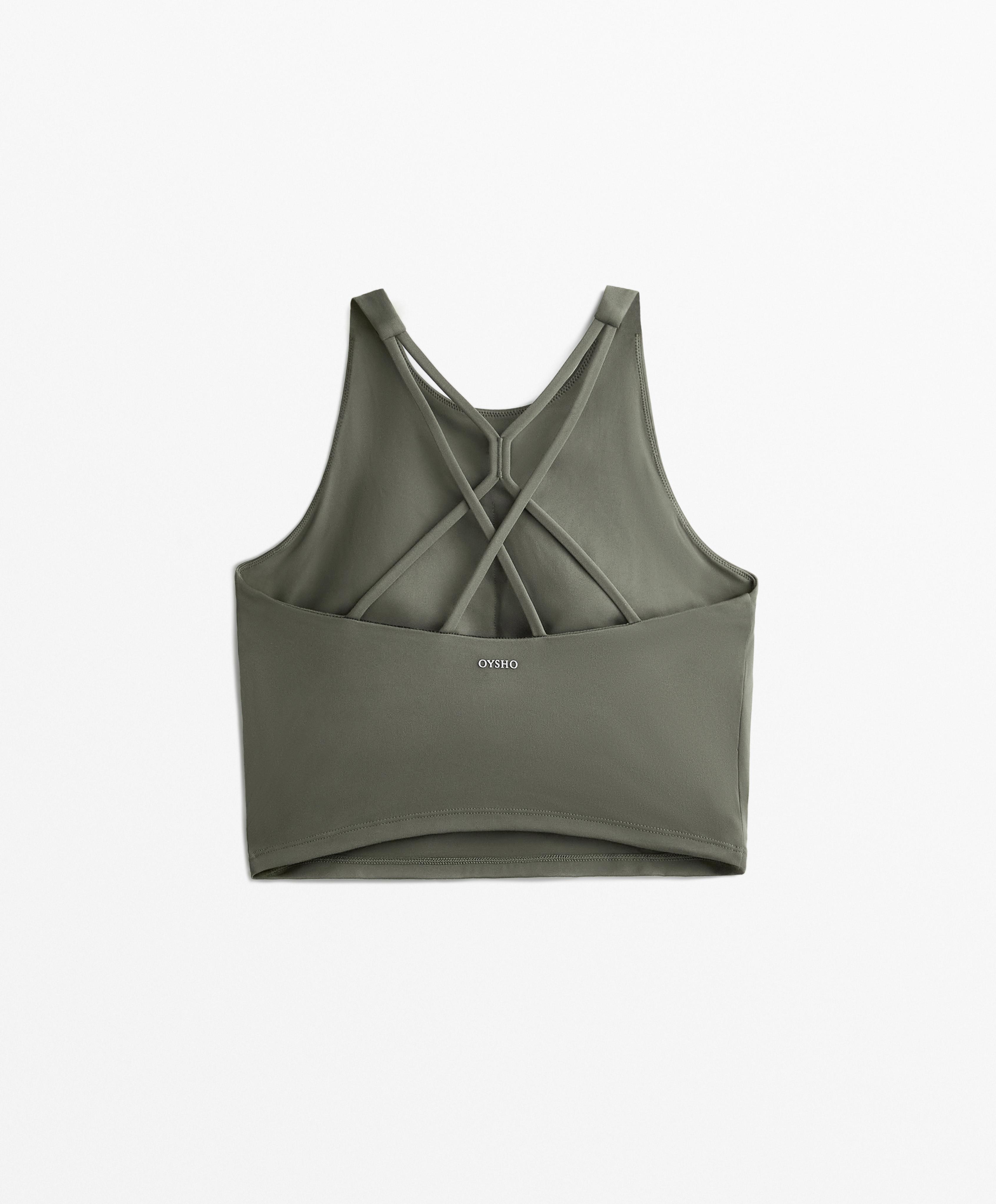 Comfortlux strap tank top with cups