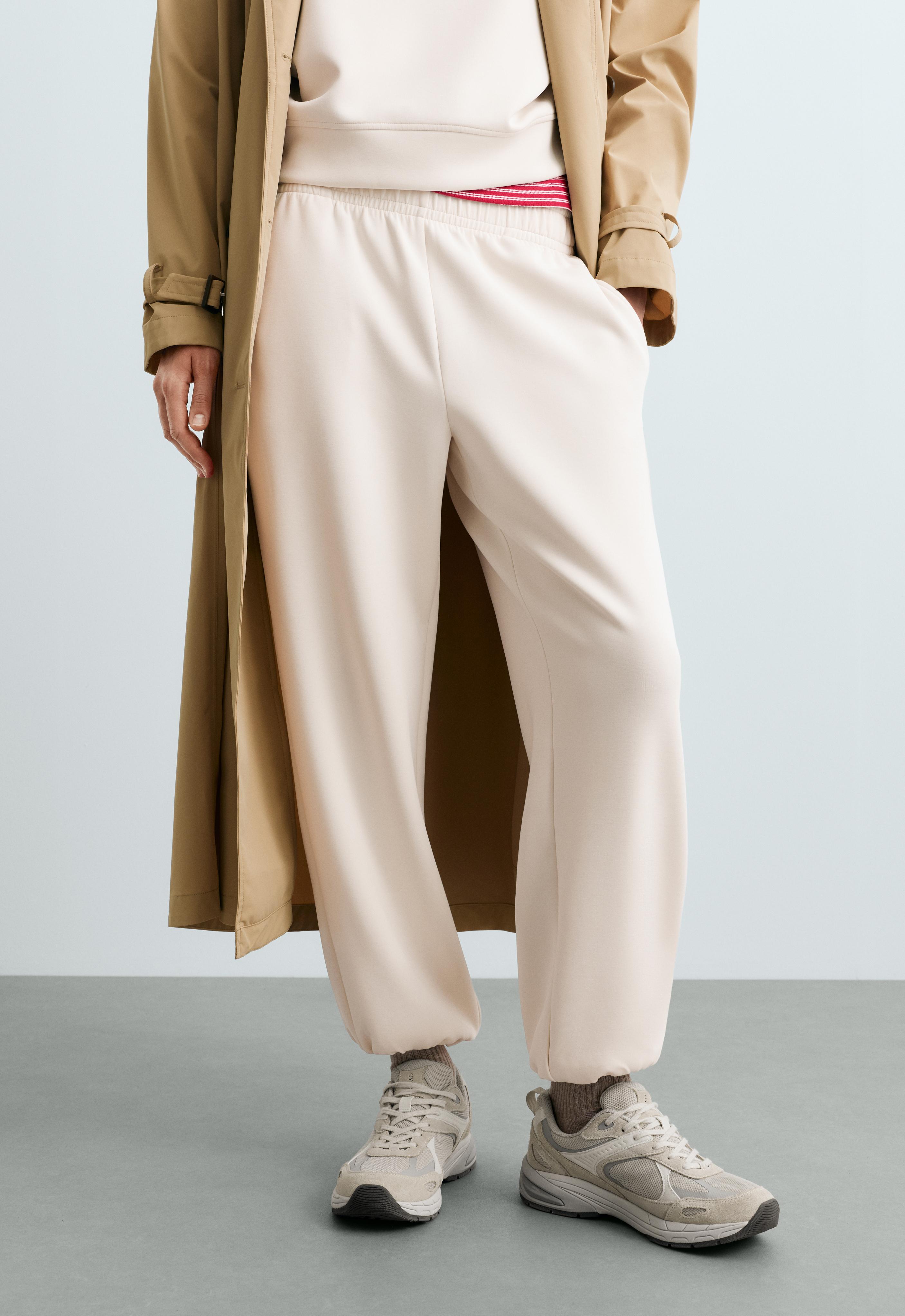 Brushed modal joggers
