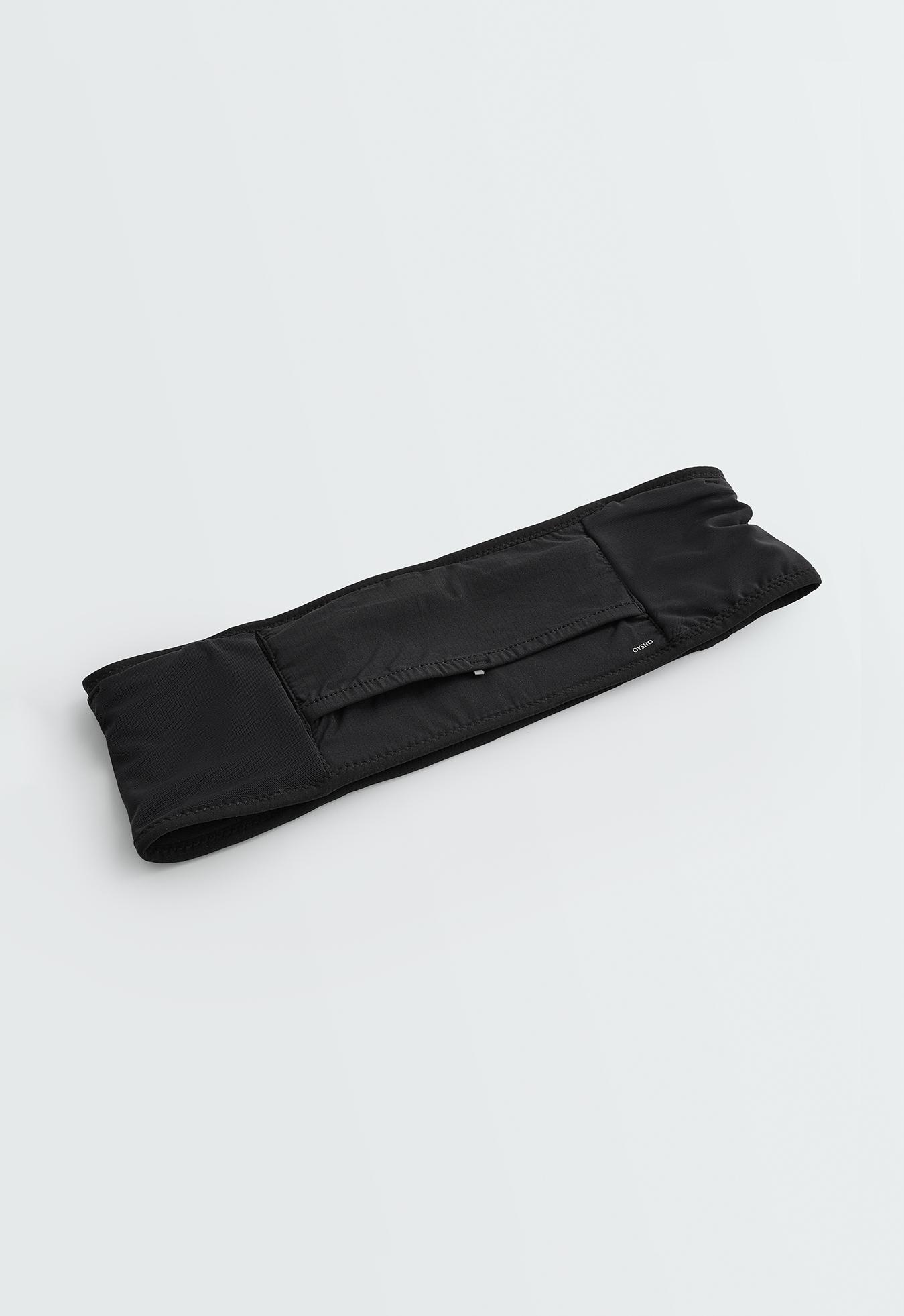 Running belt bag — BLACK