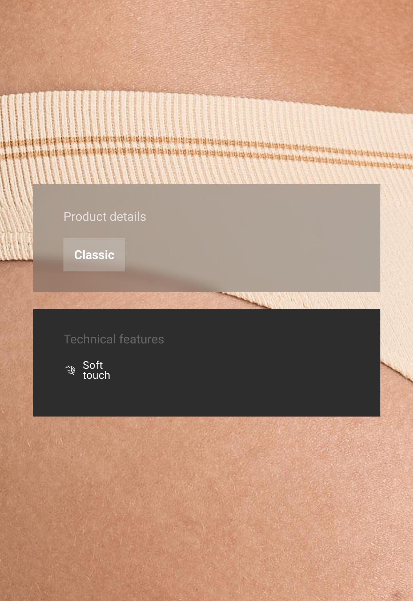 3 seamless rib polyamide blend classic briefs — WHITE