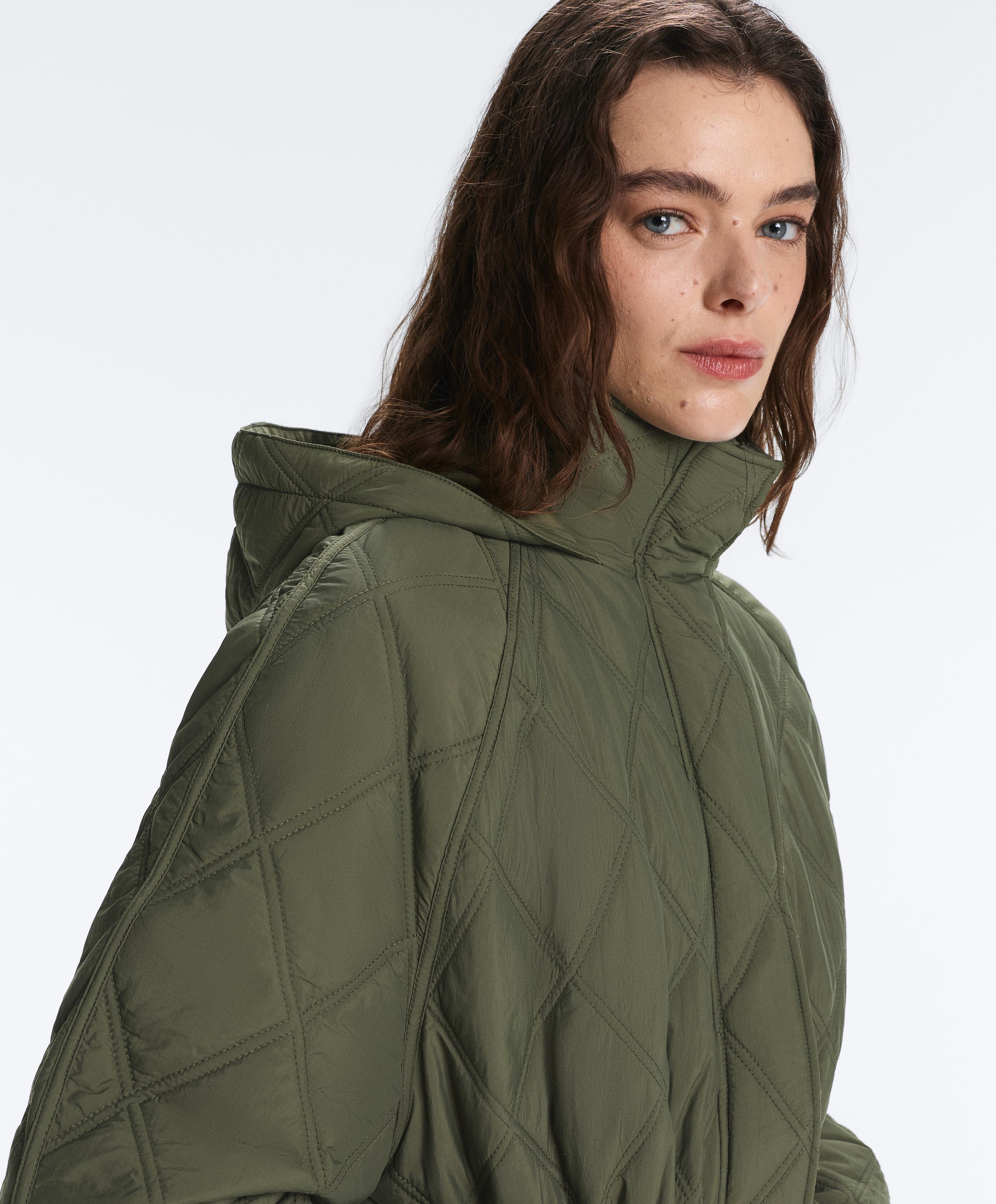 Water-repellent FELLEX® AEROGEL padded jacket — MID KHAKI