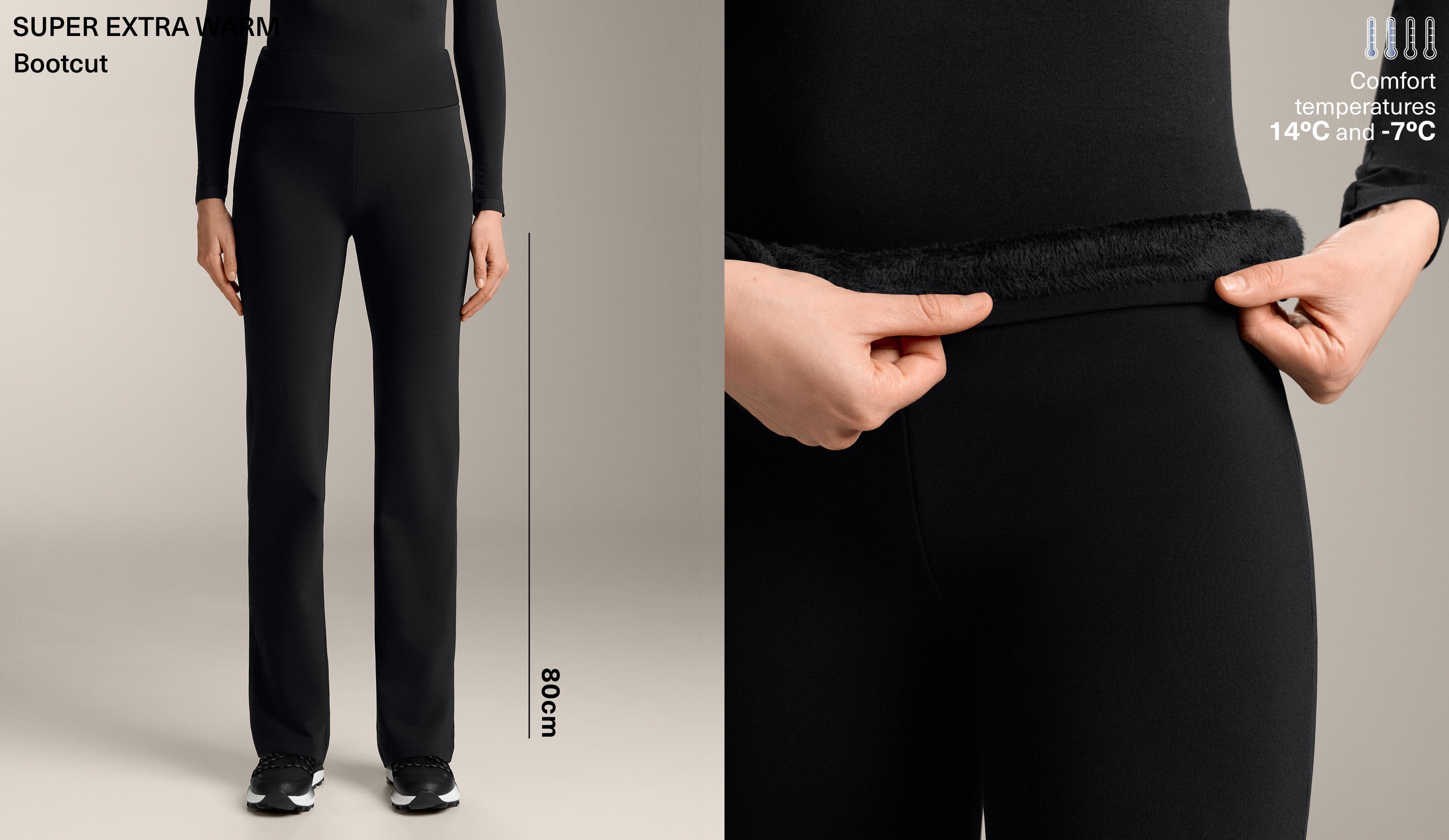 Bootcut bezšuvju bikses ar paaugstinātu jostasvietu super extra Warm Bootcut bezšuvju bikses ar paaugstinātu jostasvietu super extra Warm