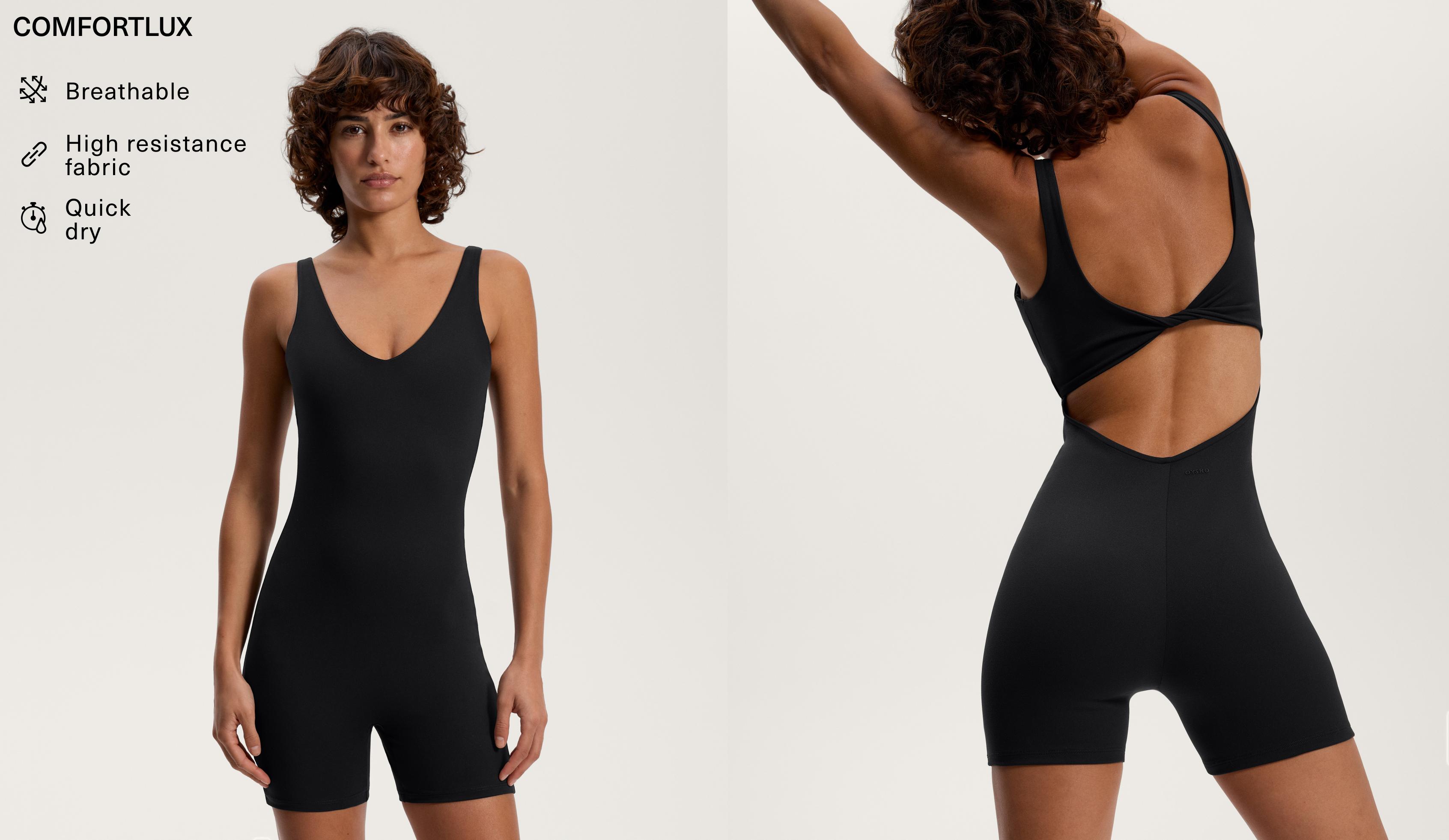 Comfortlux краток комбинезон со извртување Comfortlux краток комбинезон со извртување