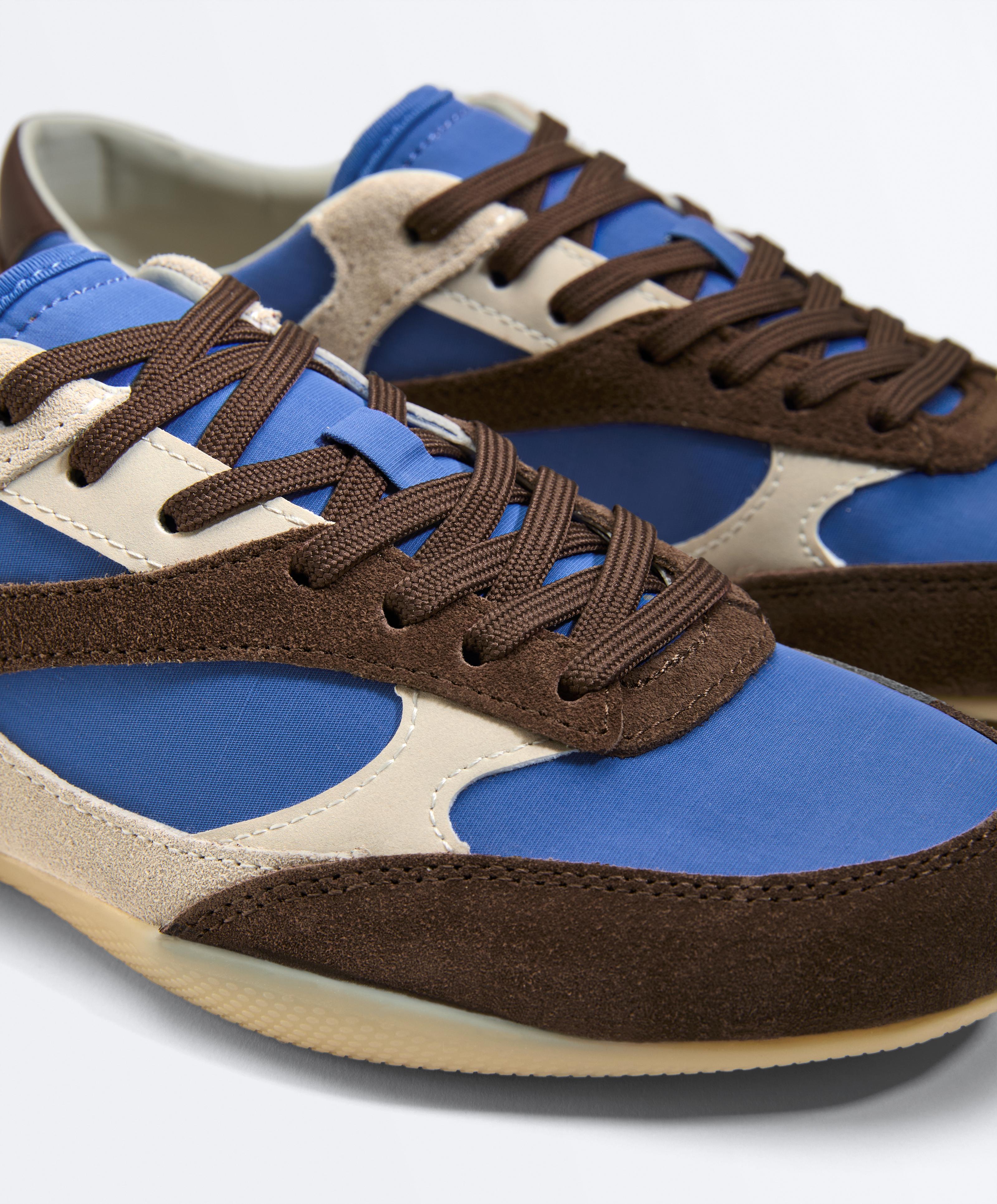 Retro-style trainers — BLUE
