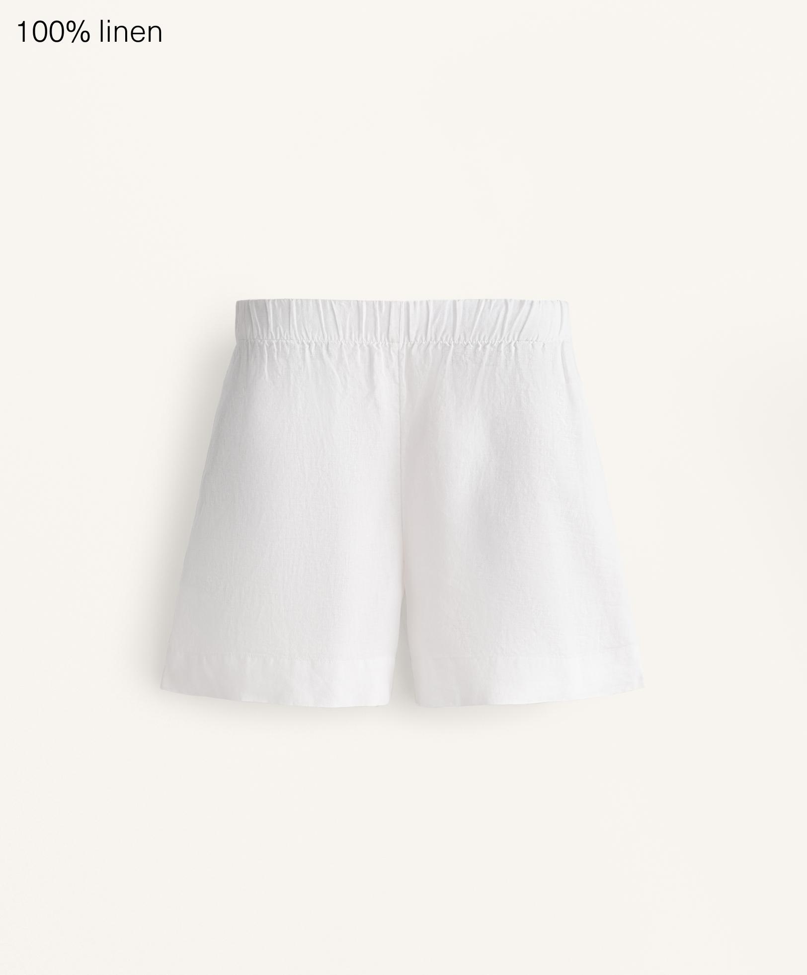 100% linen Bermuda shorts - Sale