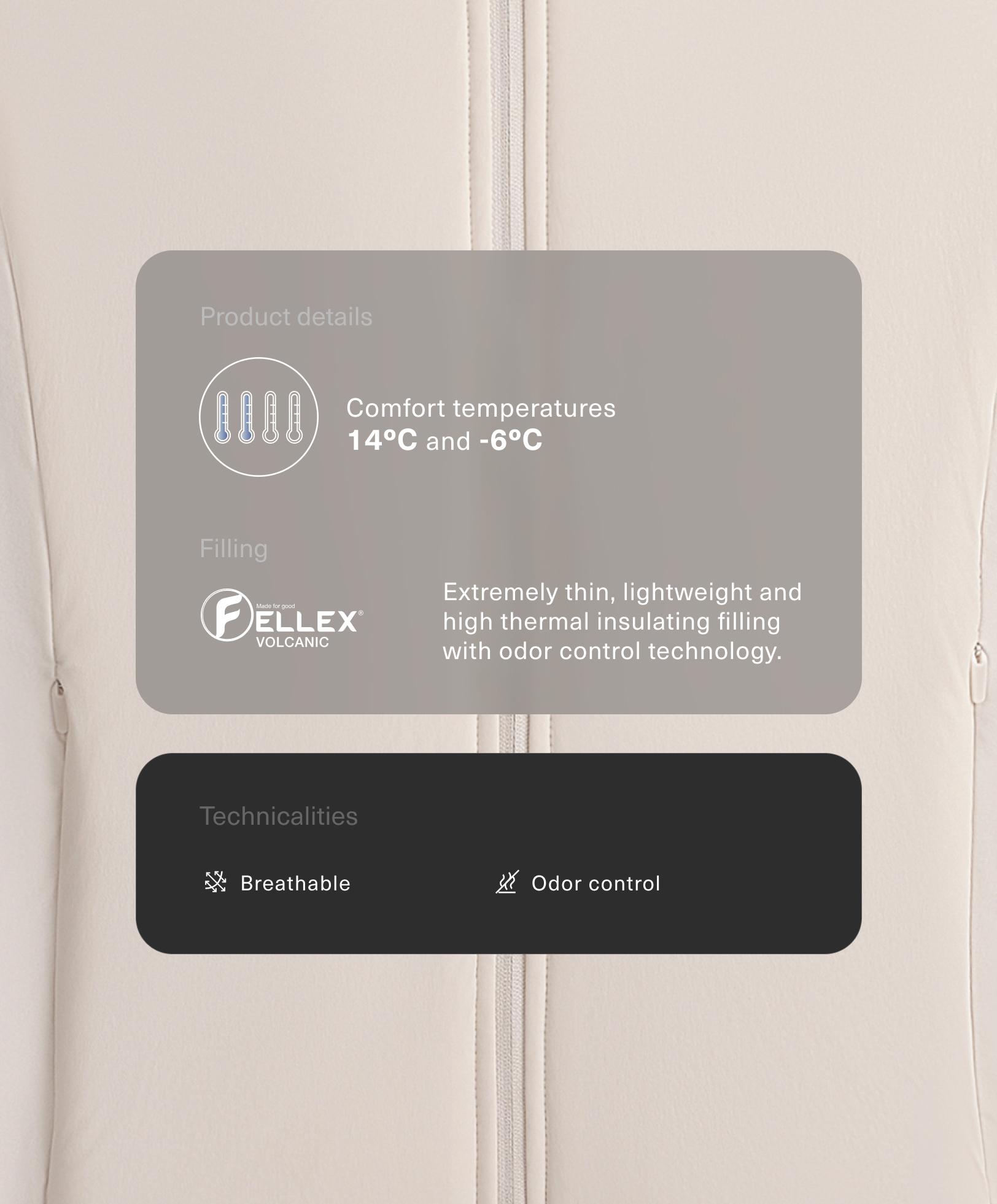 FELLEX® Volcanic technical padded jacket