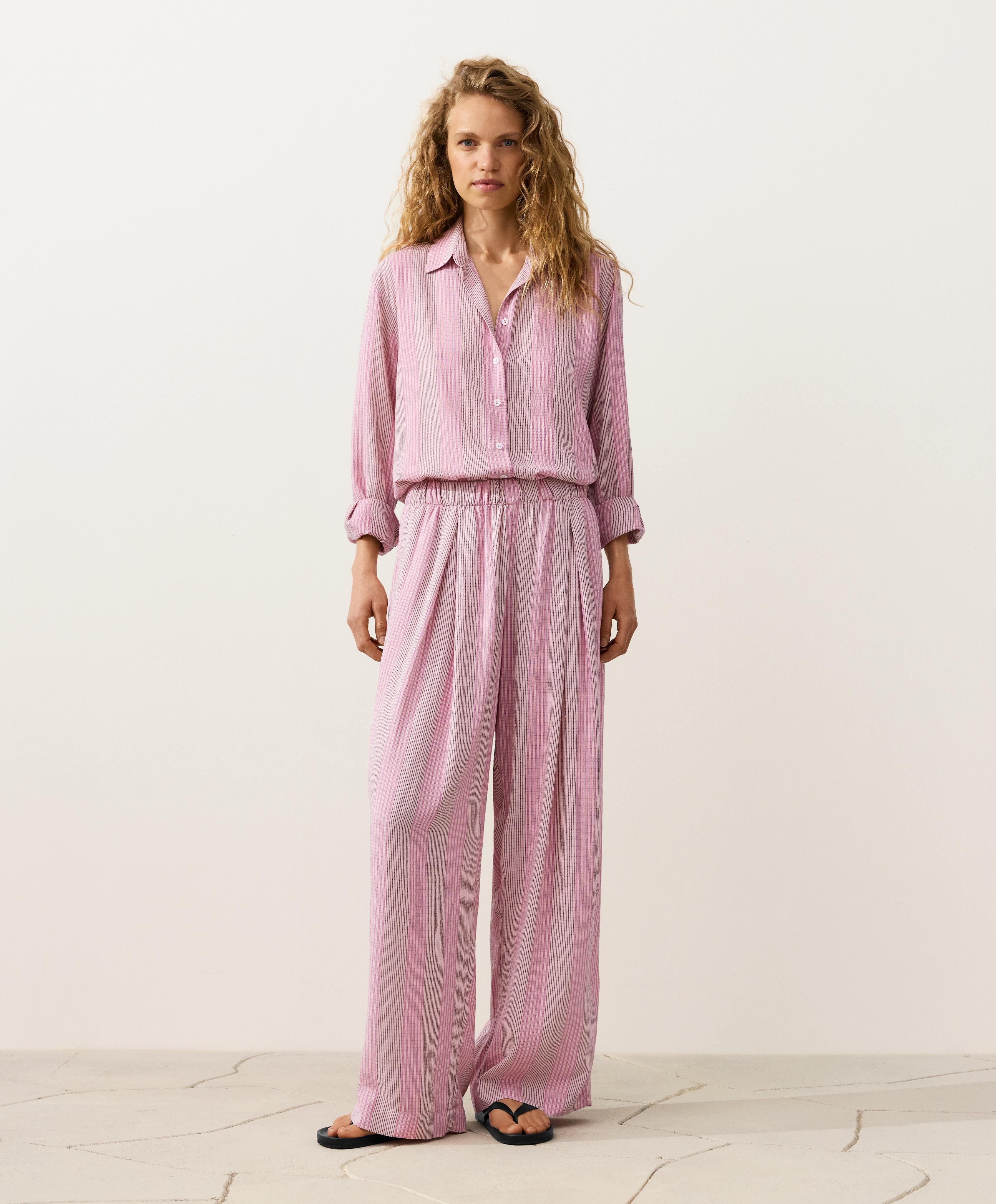 Long sleeve shirt — PALE RASPBERRY