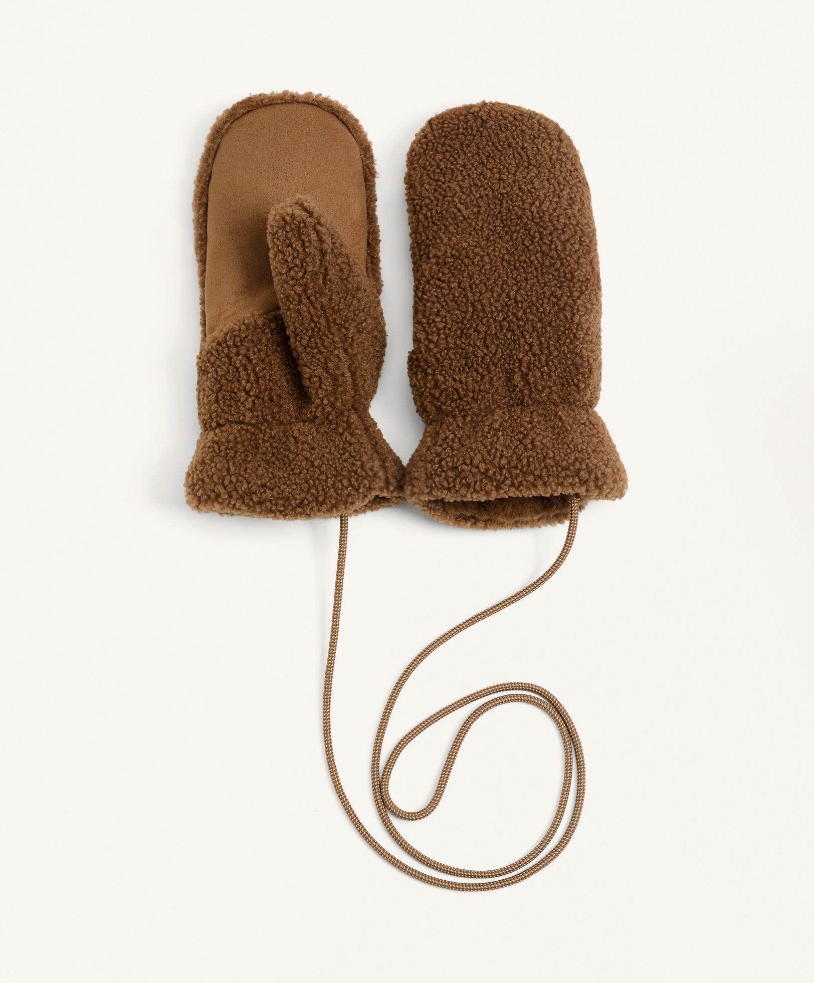 Manoplas borreguillo con cordón