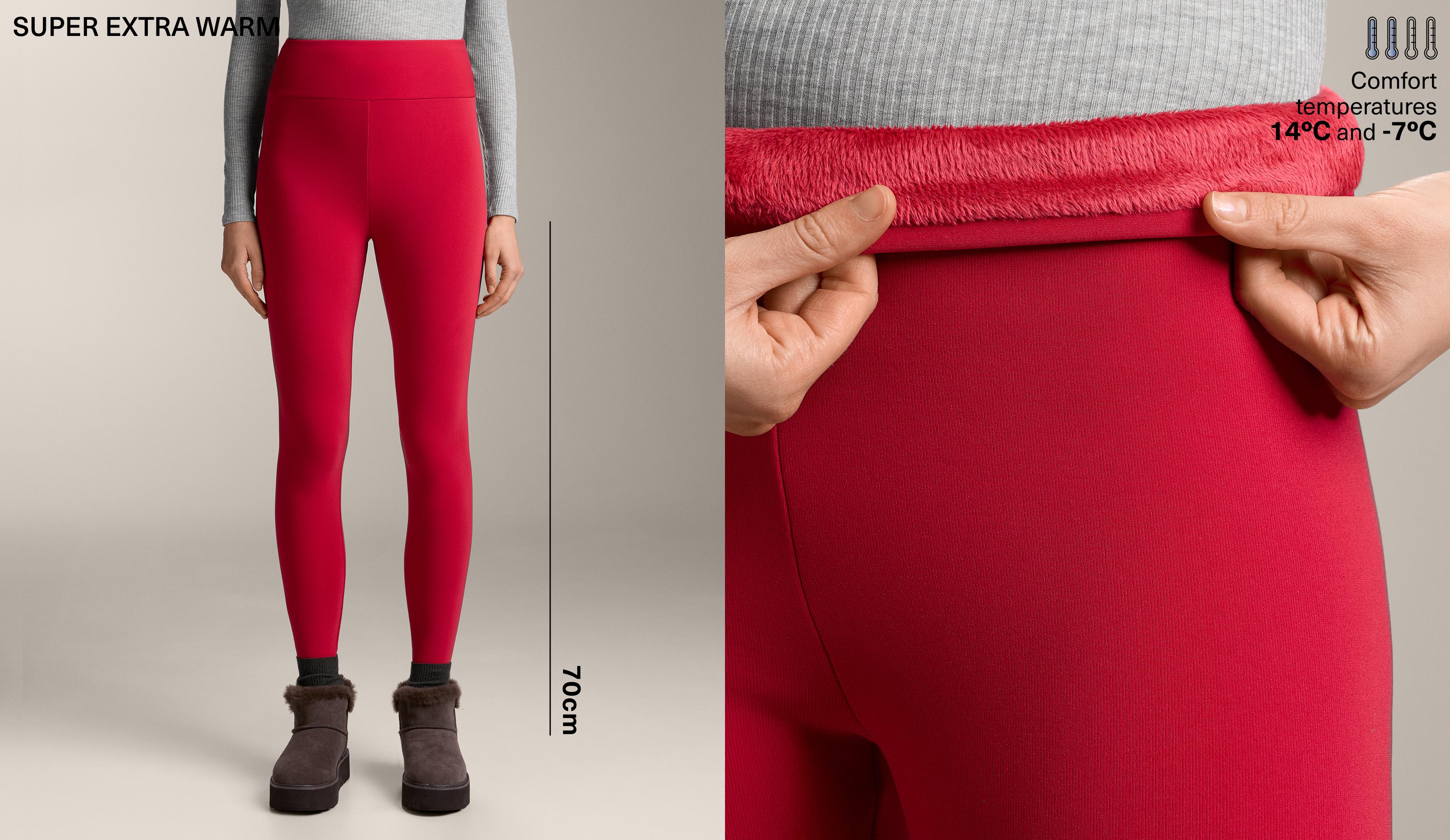 Leggings alla caviglia a vita alta super extra caldi senza cuciture 70 cm Leggings alla caviglia a vita alta super extra caldi senza cuciture 70 cm