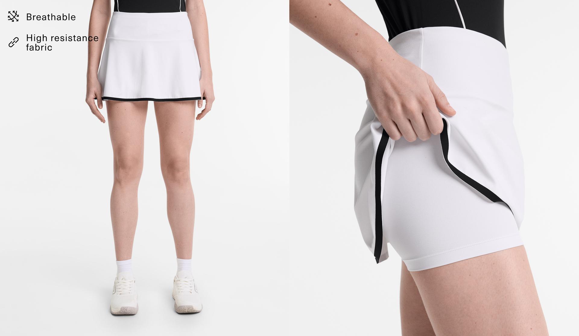 Jupe short de randonnée femme, MH500 bleu Jupe short de randonnée femme, MH500 bleu