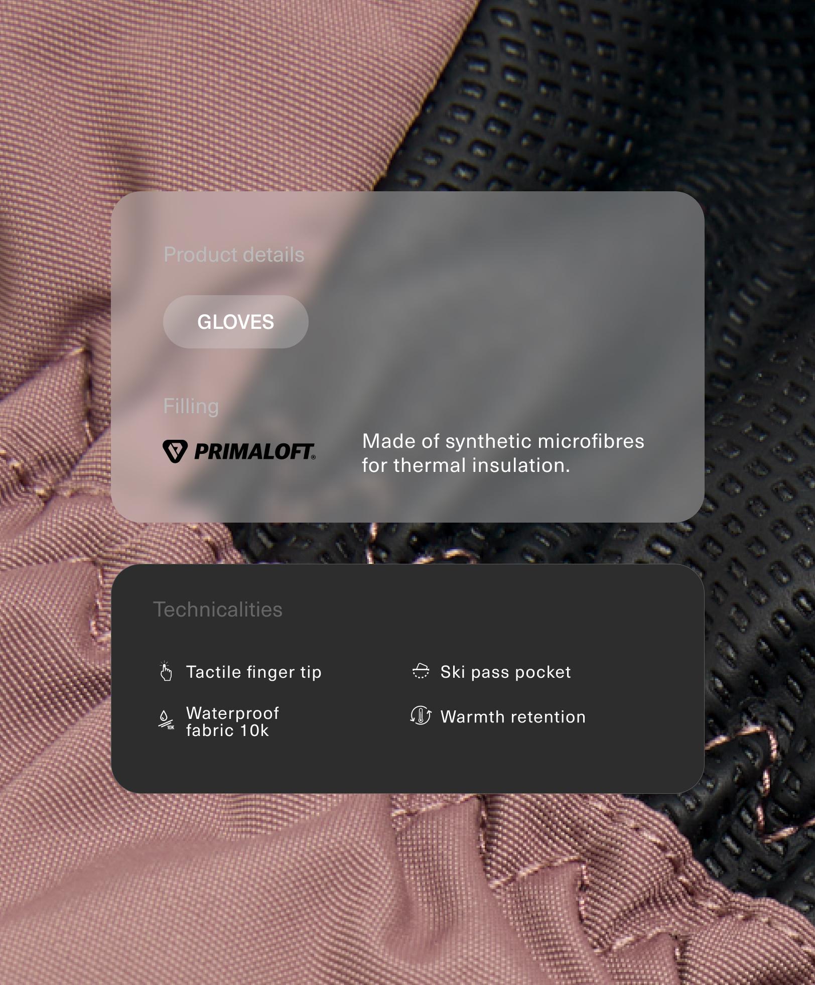 Technical SKI Primaloft® Gloves