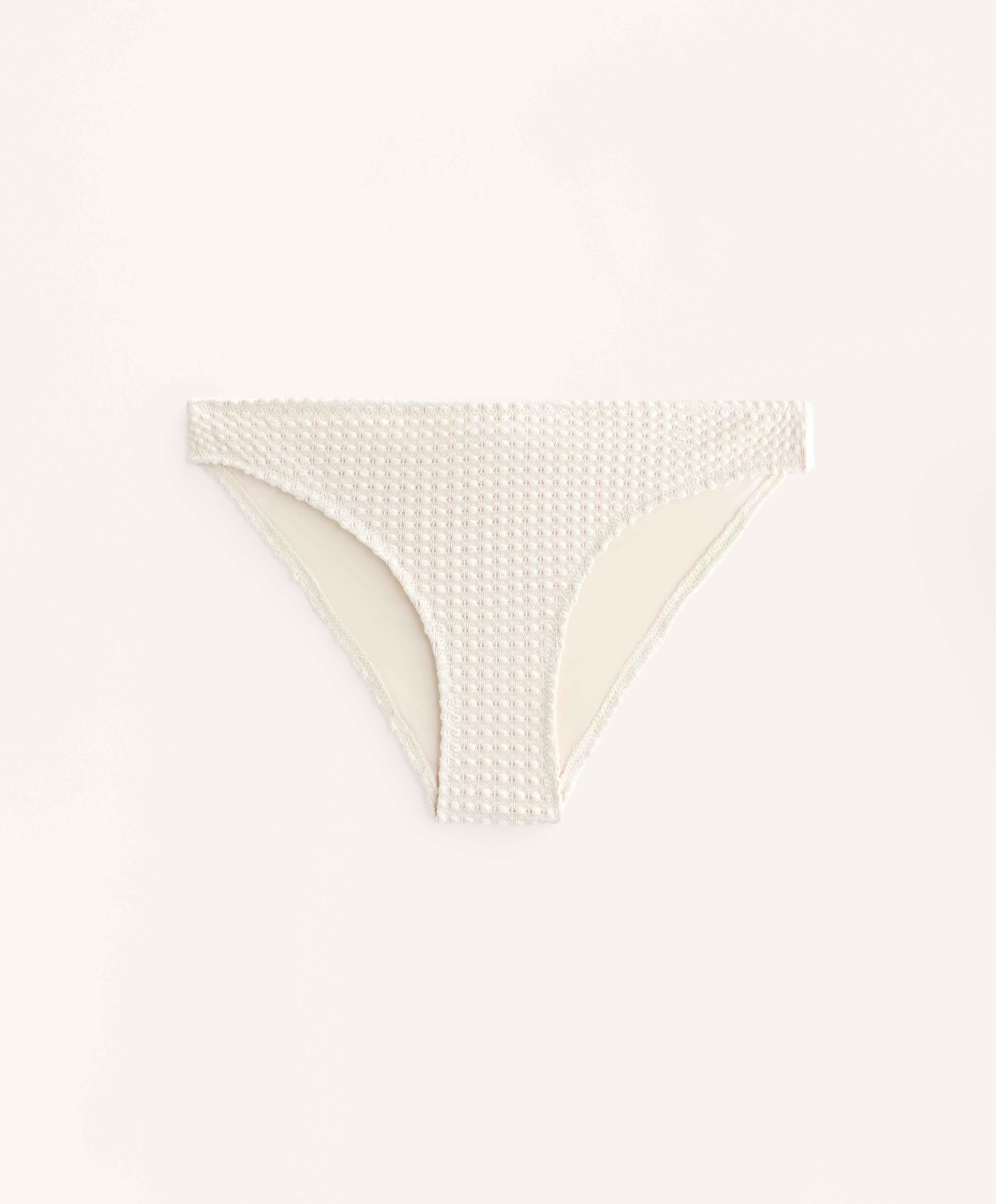 سروال بيكيني كلاسيكي كروشيه فقاعة