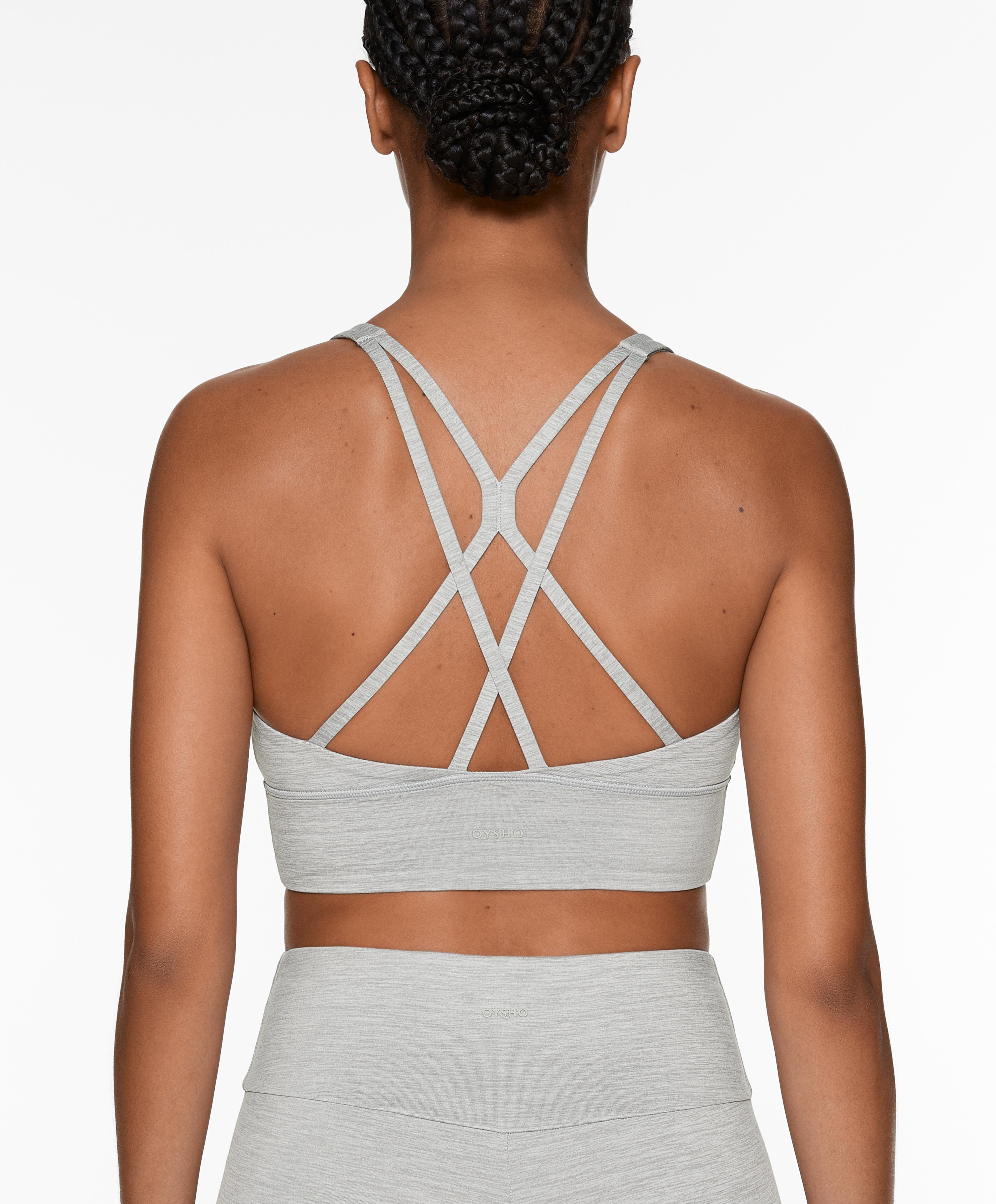 Medium-support comfortlux sports bra with cups