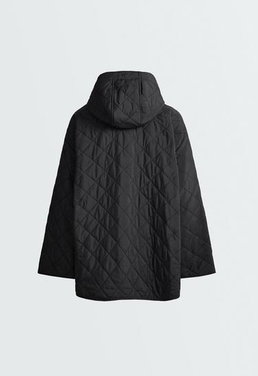 Fellex® aerogel padded jacket with faux-fur-effect lining — BLACK 7