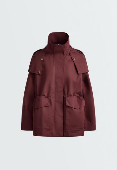 A-line 10k waterproof cotton jacket — MAROON 7