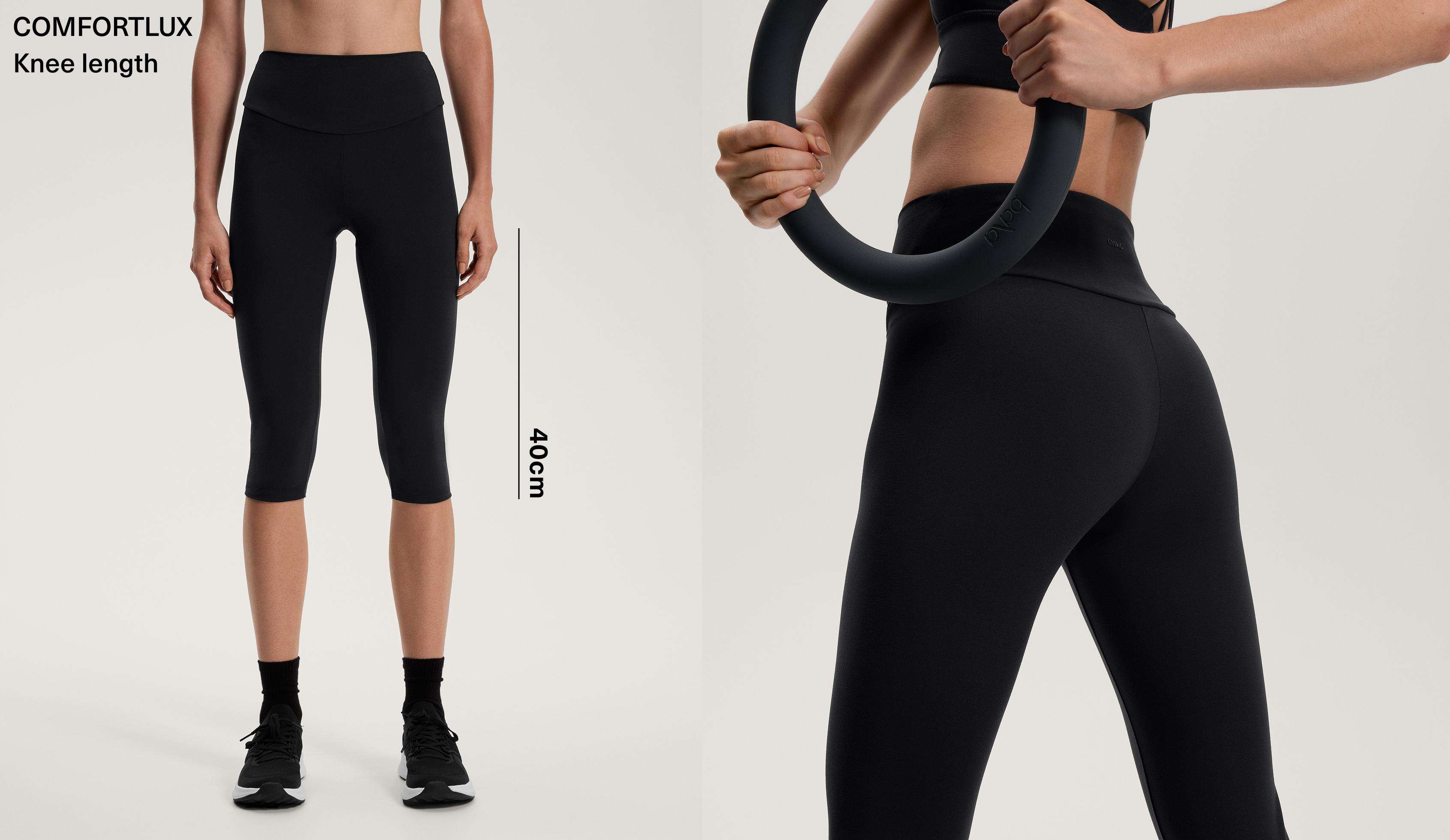 Comfortlux high-waisted 40 cm knee length leggings Comfortlux high-waisted 40 cm knee length leggings