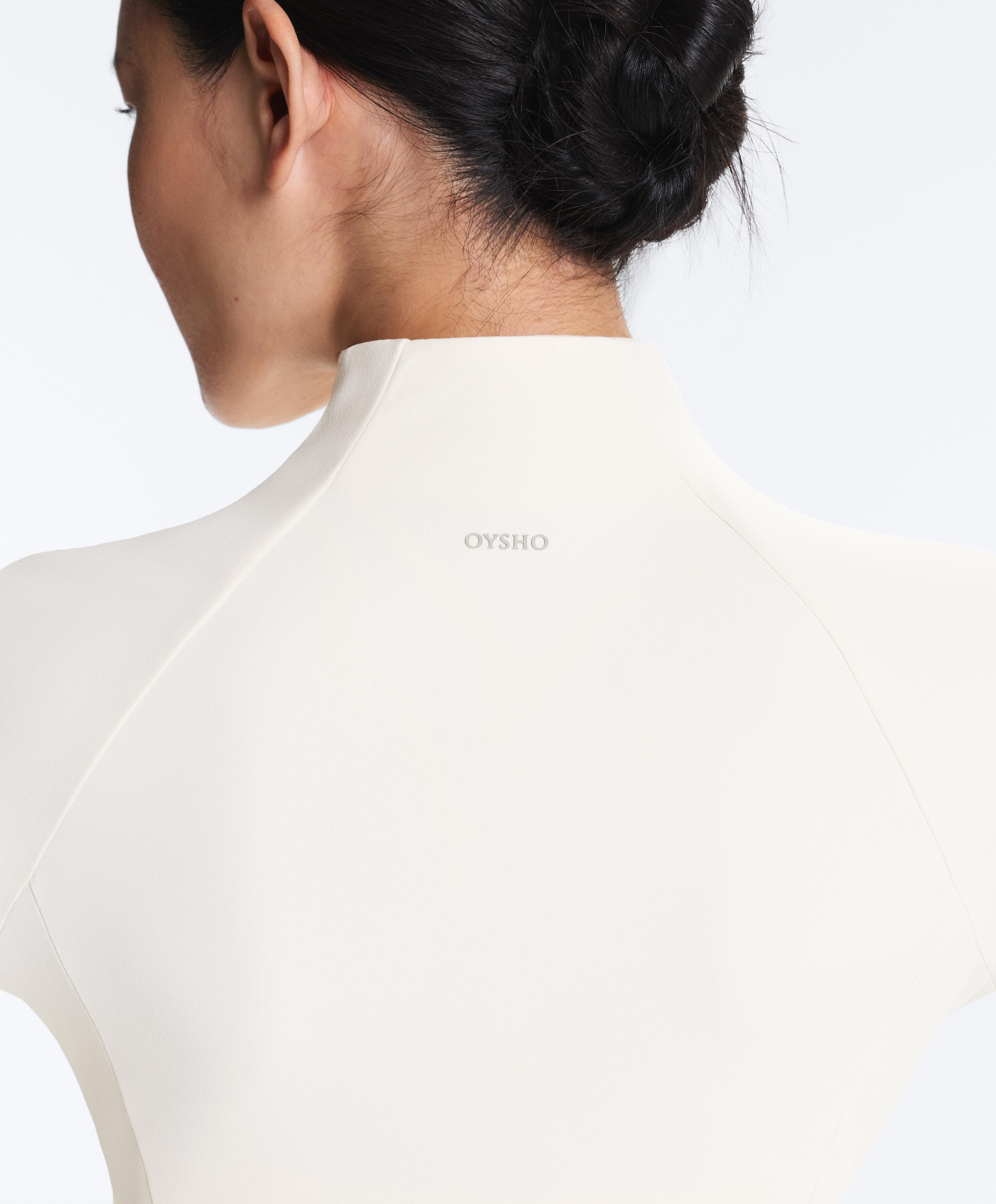 Light warm technical jacket — PALE ECRU