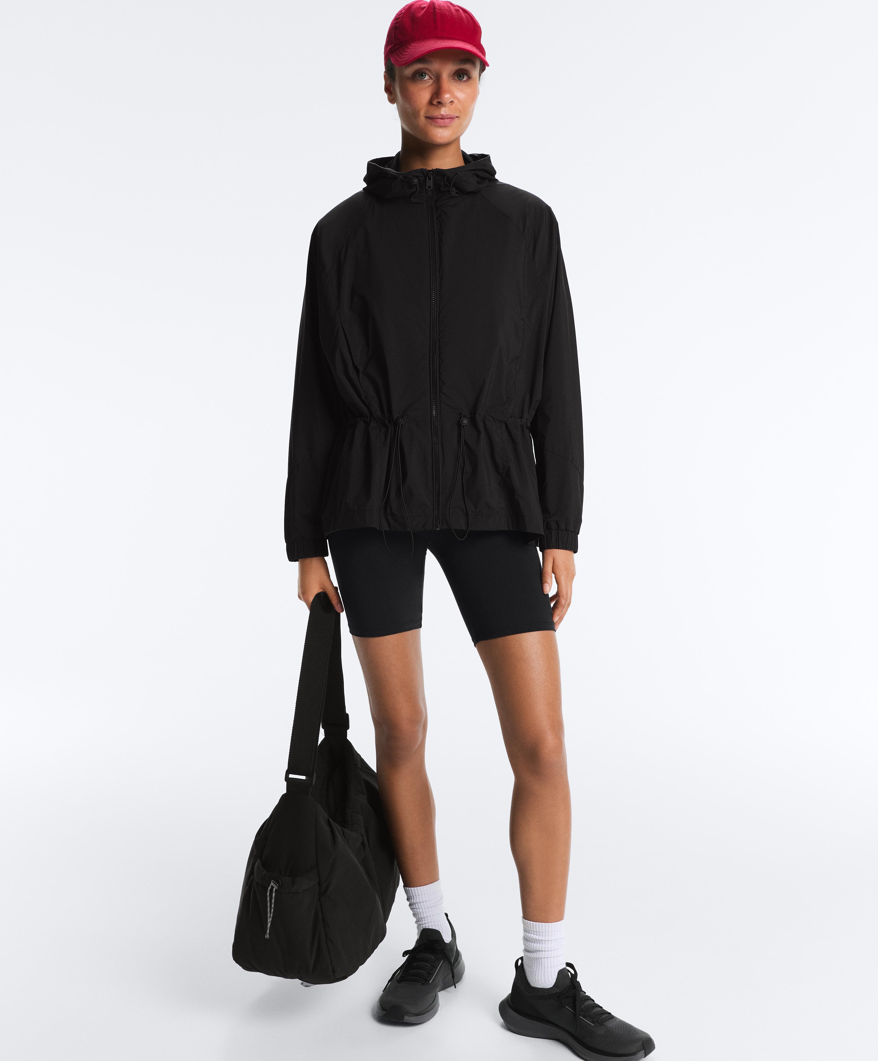 Water-repellent jacket — BLACK