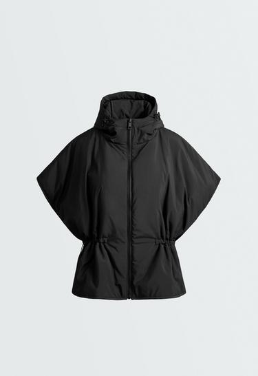 Cape-style padded gilet — BLACK 6