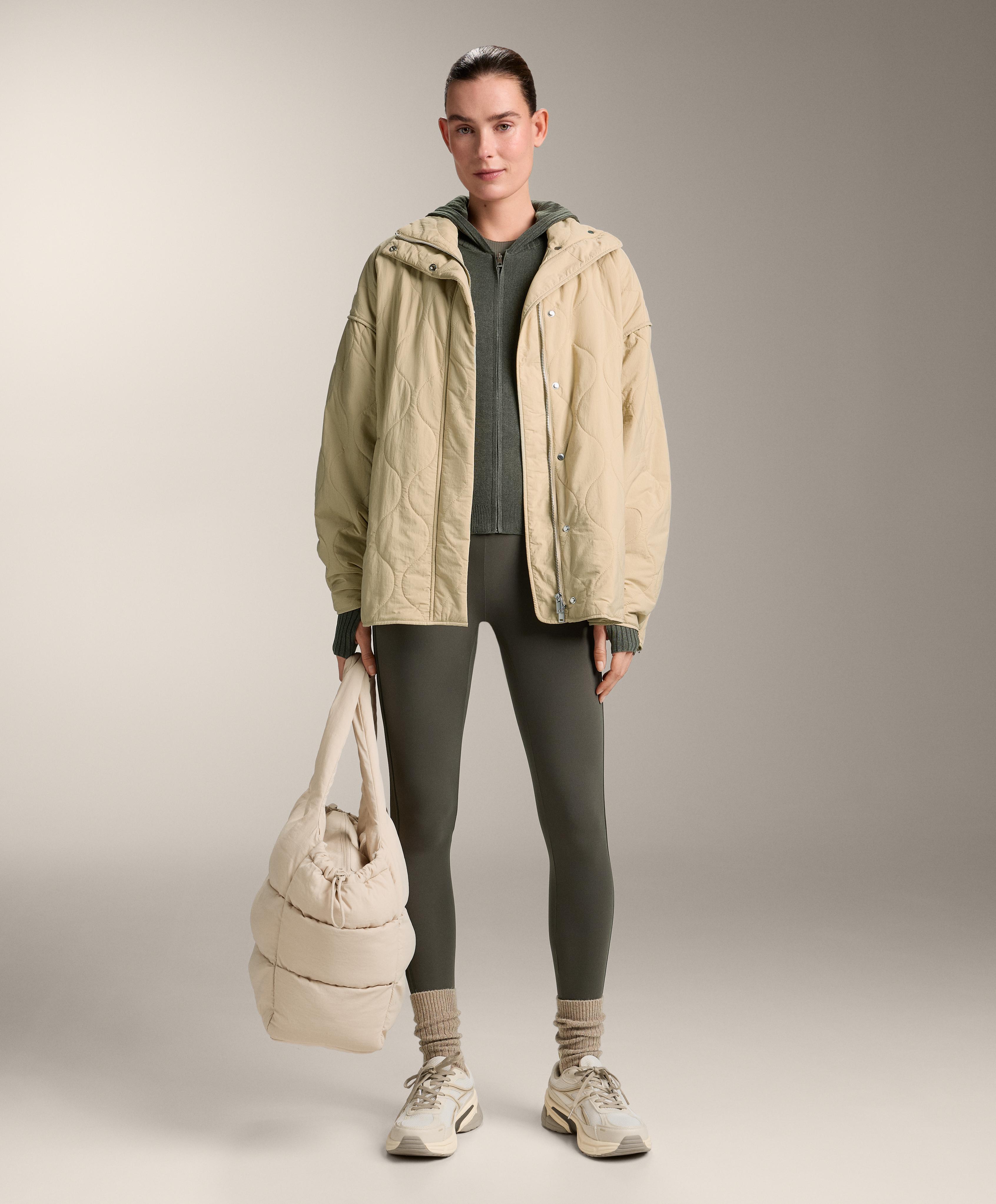 Comfortlux high rise rib ankle-length leggings