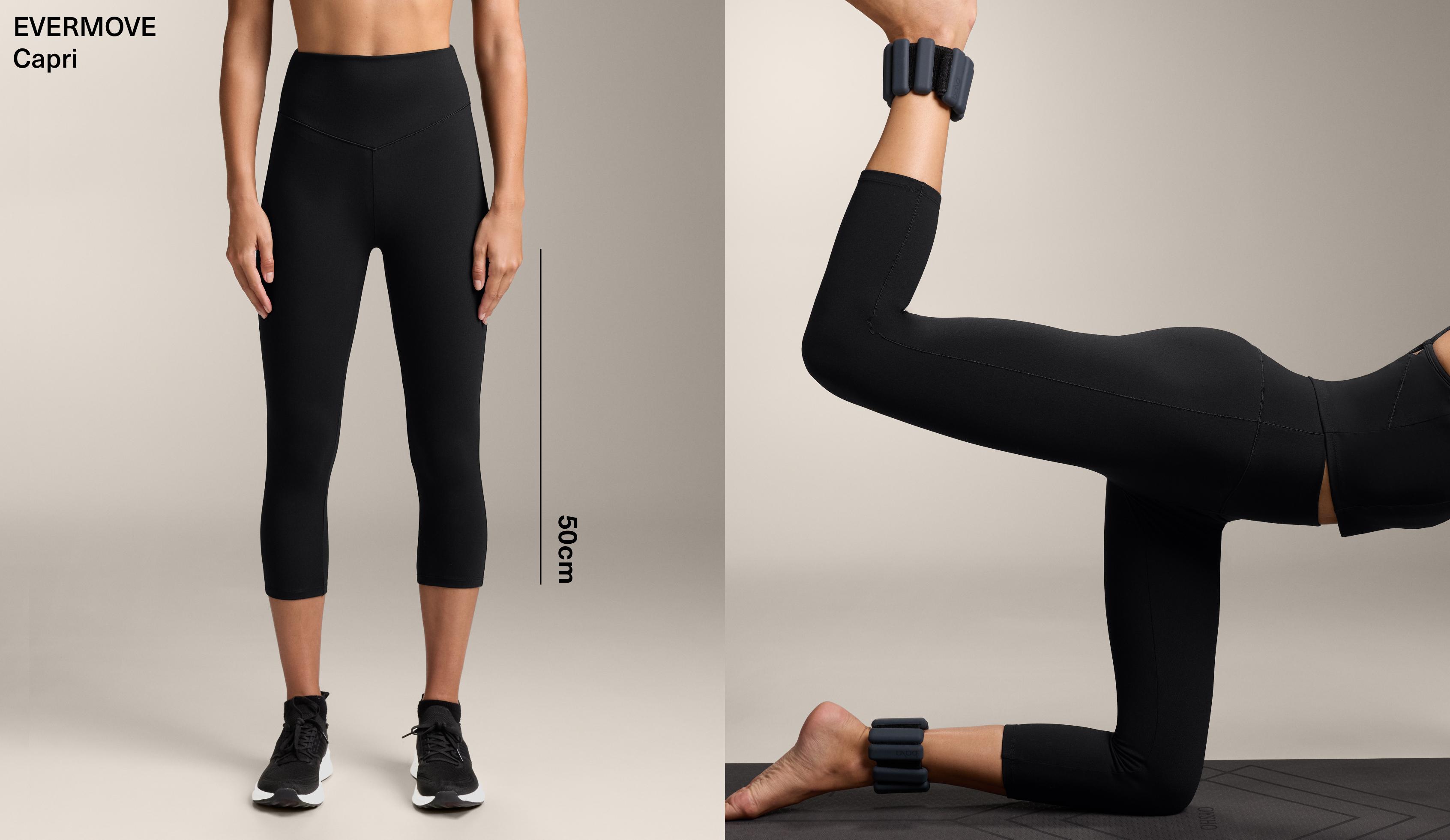 Evermove capri leggings met hoge taille 50 cm Evermove capri leggings met hoge taille 50 cm
