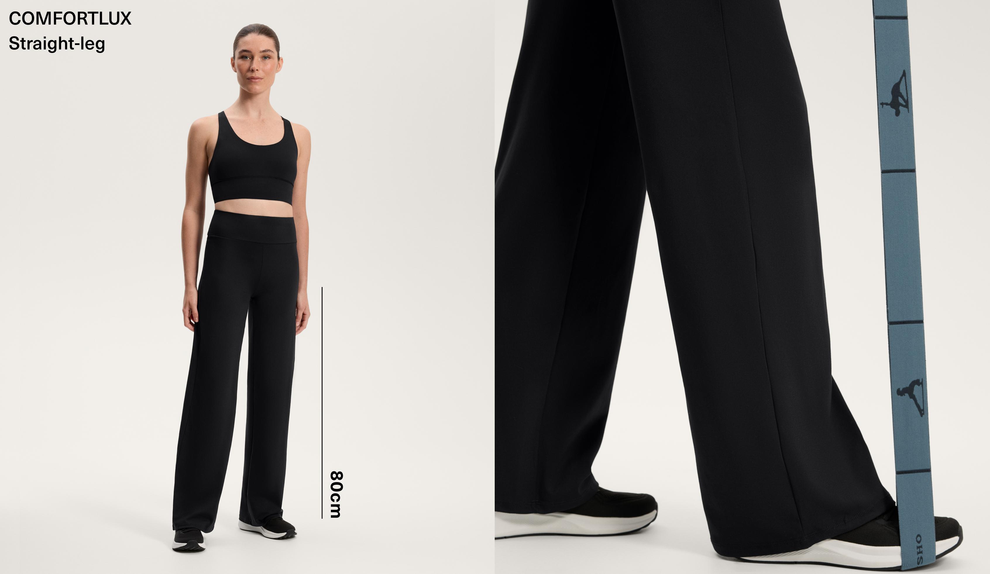 Comfortlux high-rise straight leg trousers Comfortlux high-rise straight leg trousers