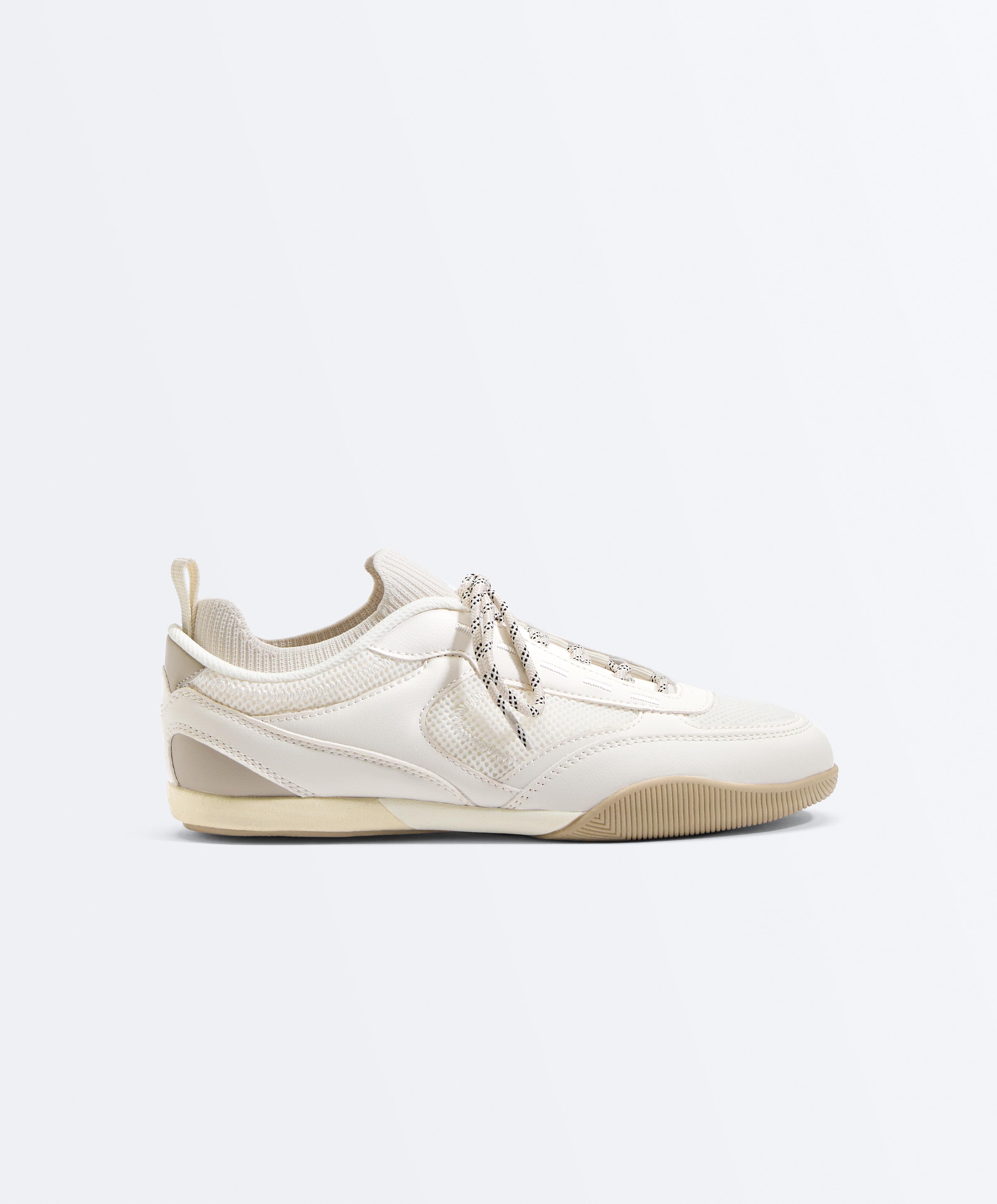 Sock-style trainers — ECRU