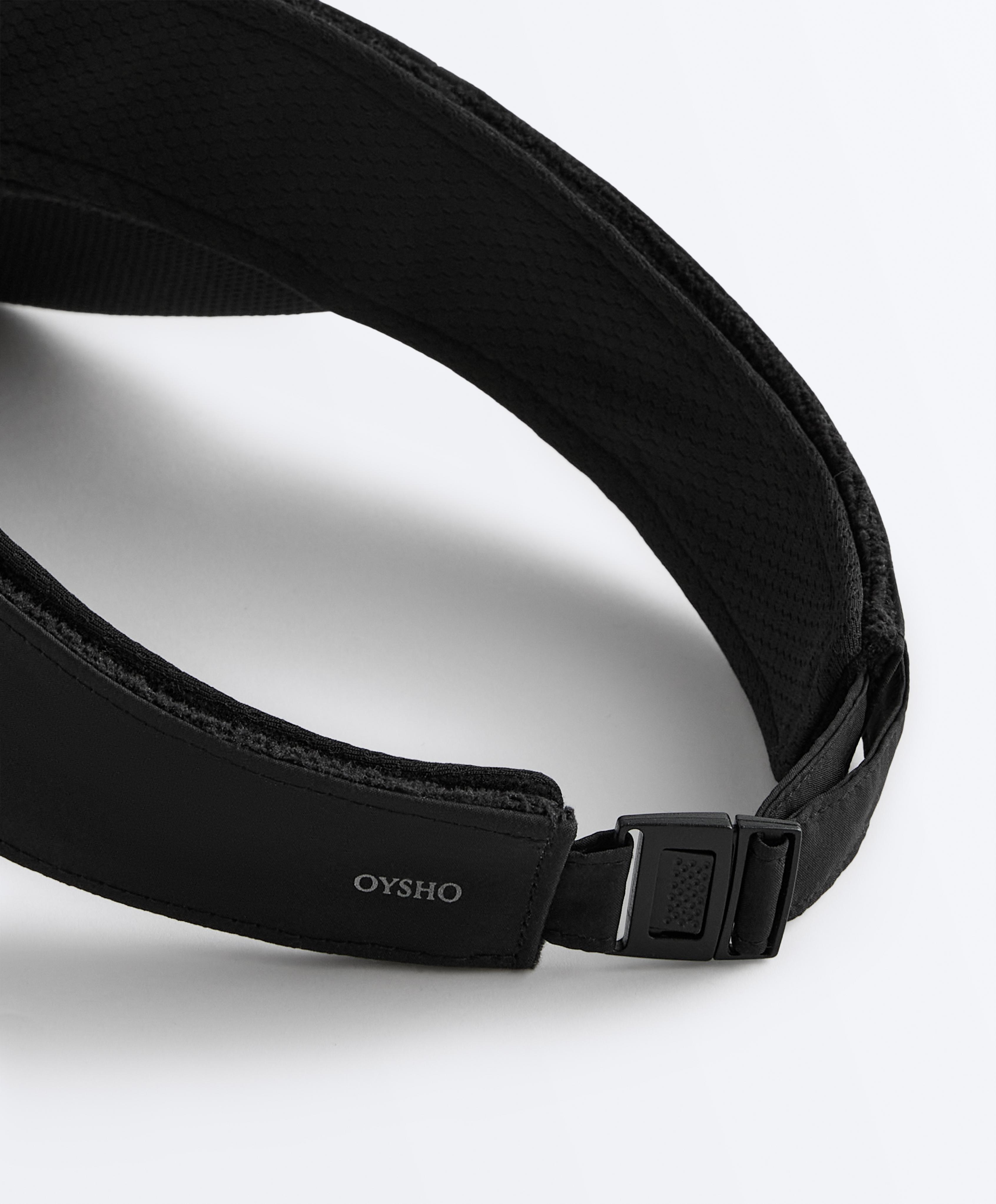 Sports visor — BLACK