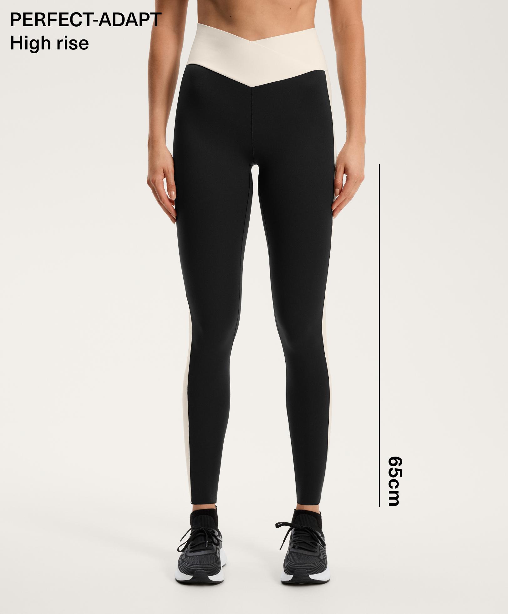 Perfect-adapt high-rise 65cm ankle-length leggings with V-waist