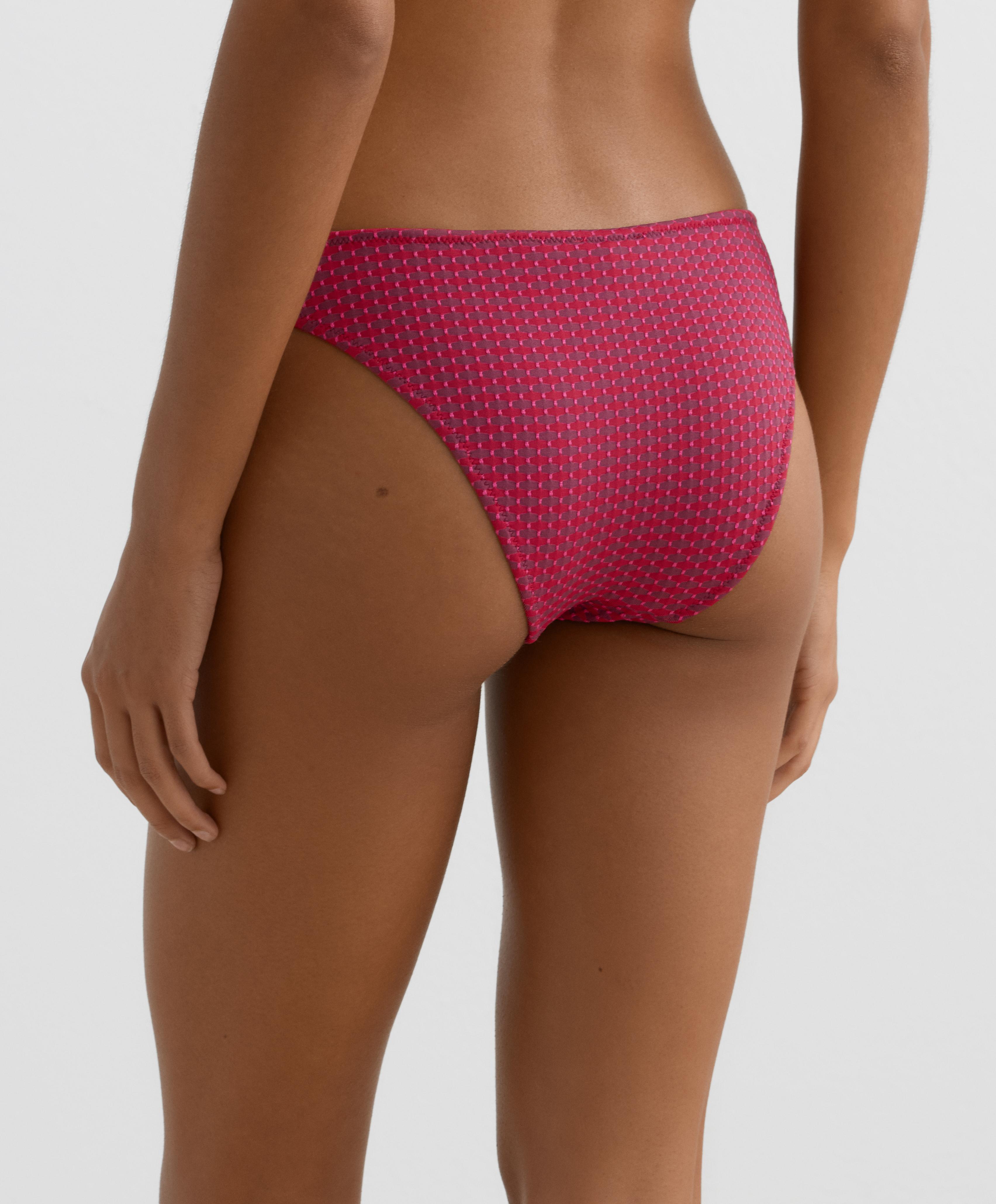 Bikini braga clásica jacquard geométrico