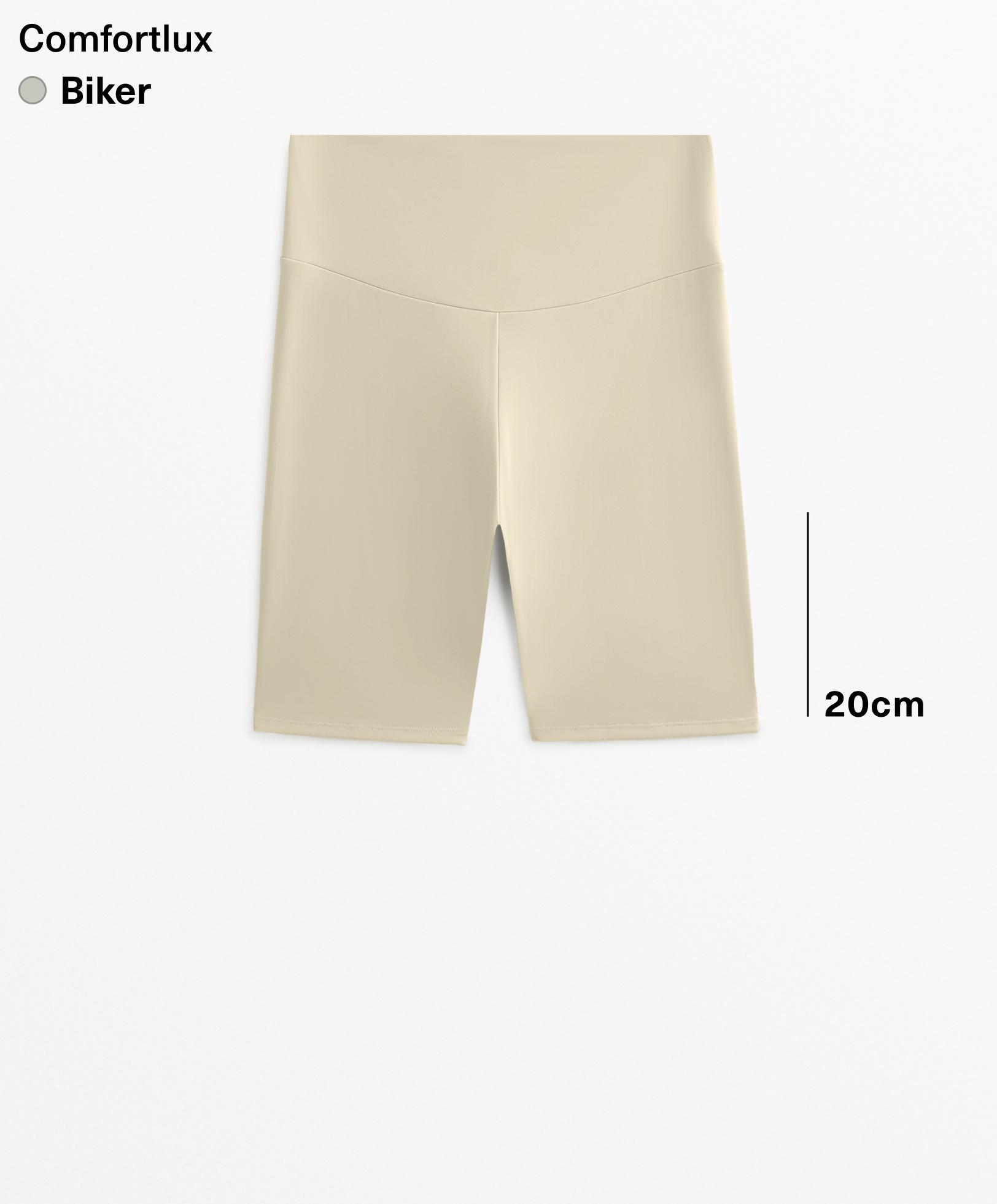 Comfortlux high-rise 20cm biker leggings