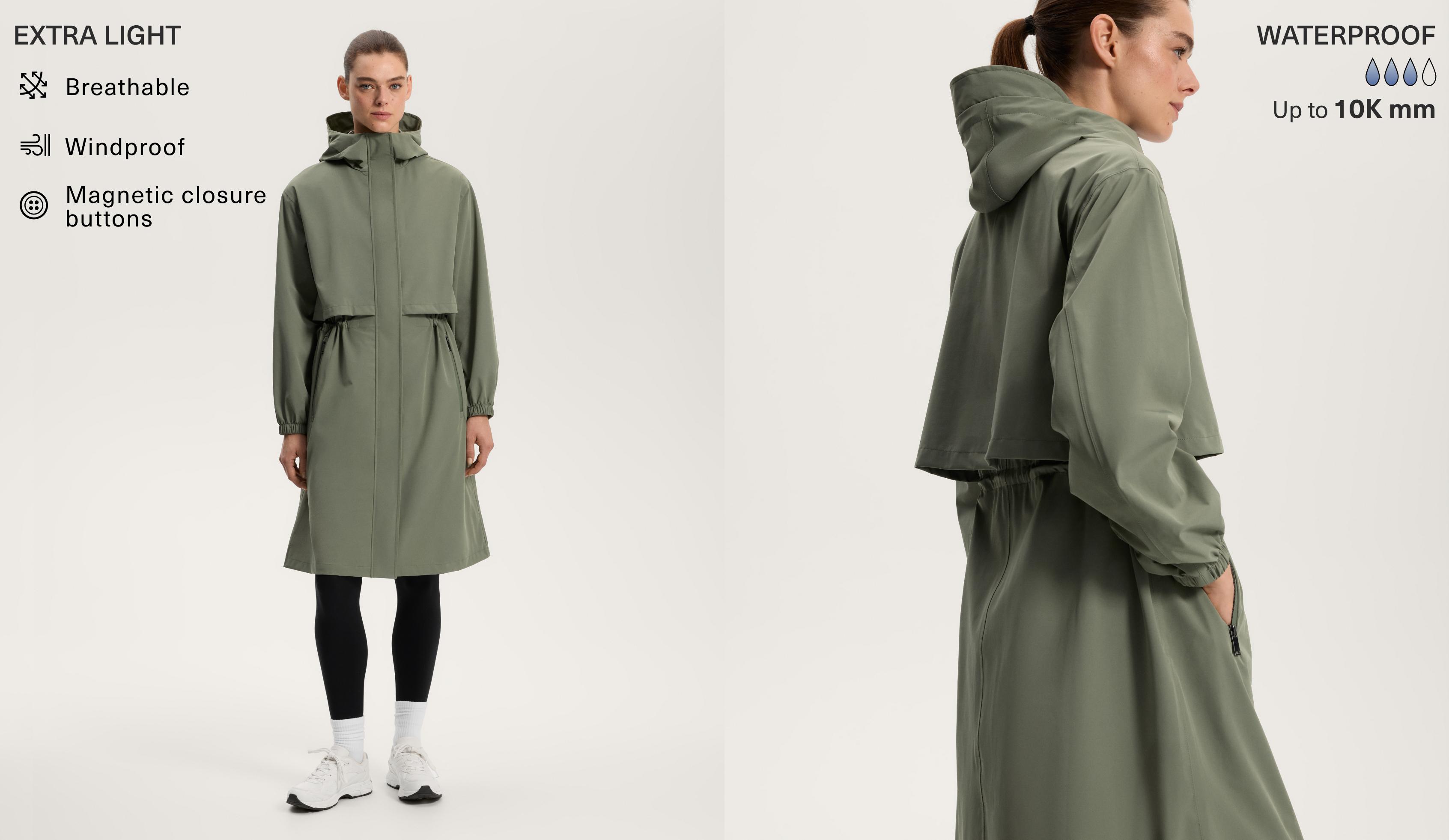 10k extra lightweight long waterproof jacket 10k extra lightweight long waterproof jacket