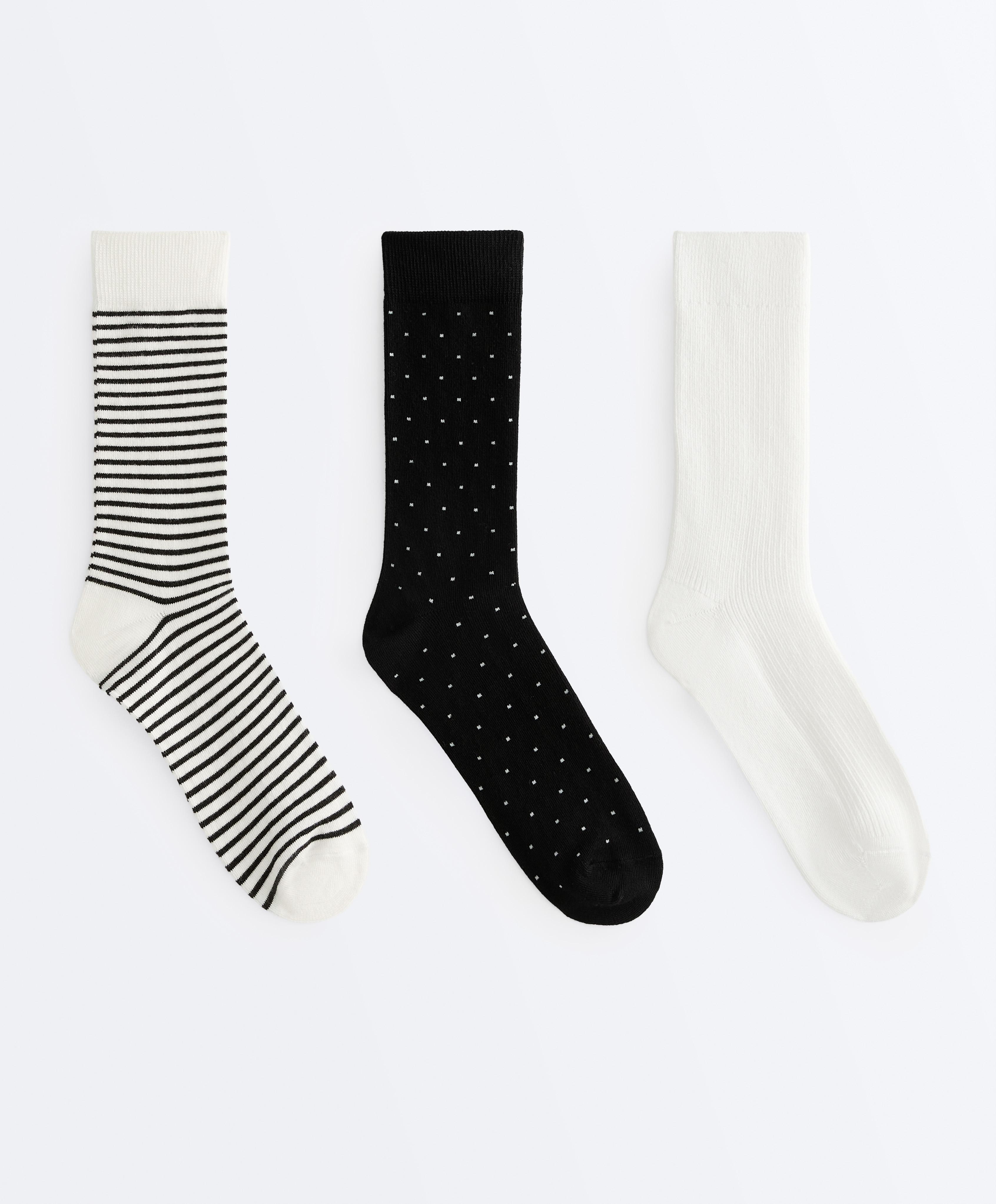 3 pairs of cotton blend Classic socks