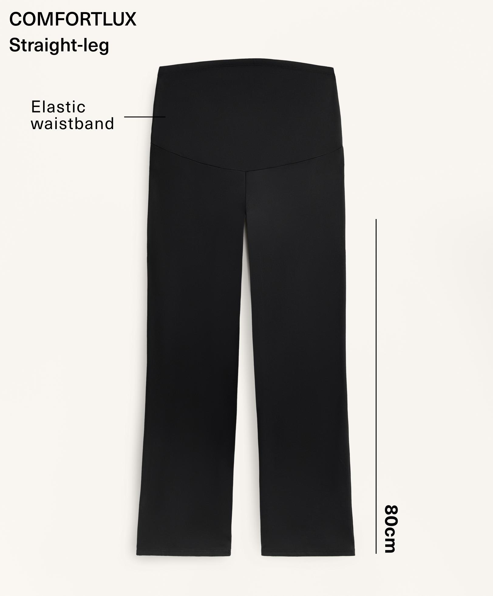Comfortlux maternity straight-leg trousers