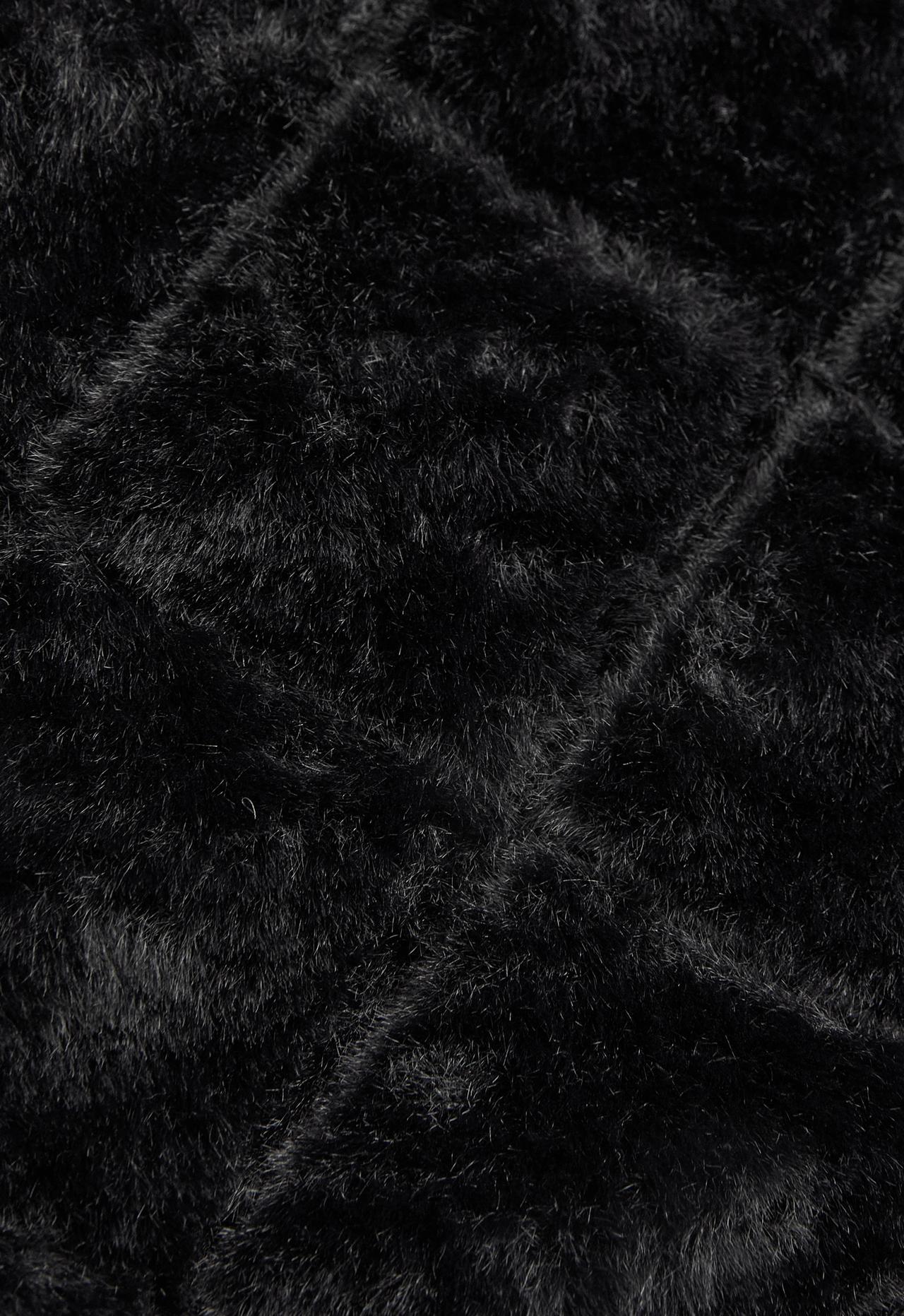 Fellex® aerogel padded jacket with faux-fur-effect lining — BLACK