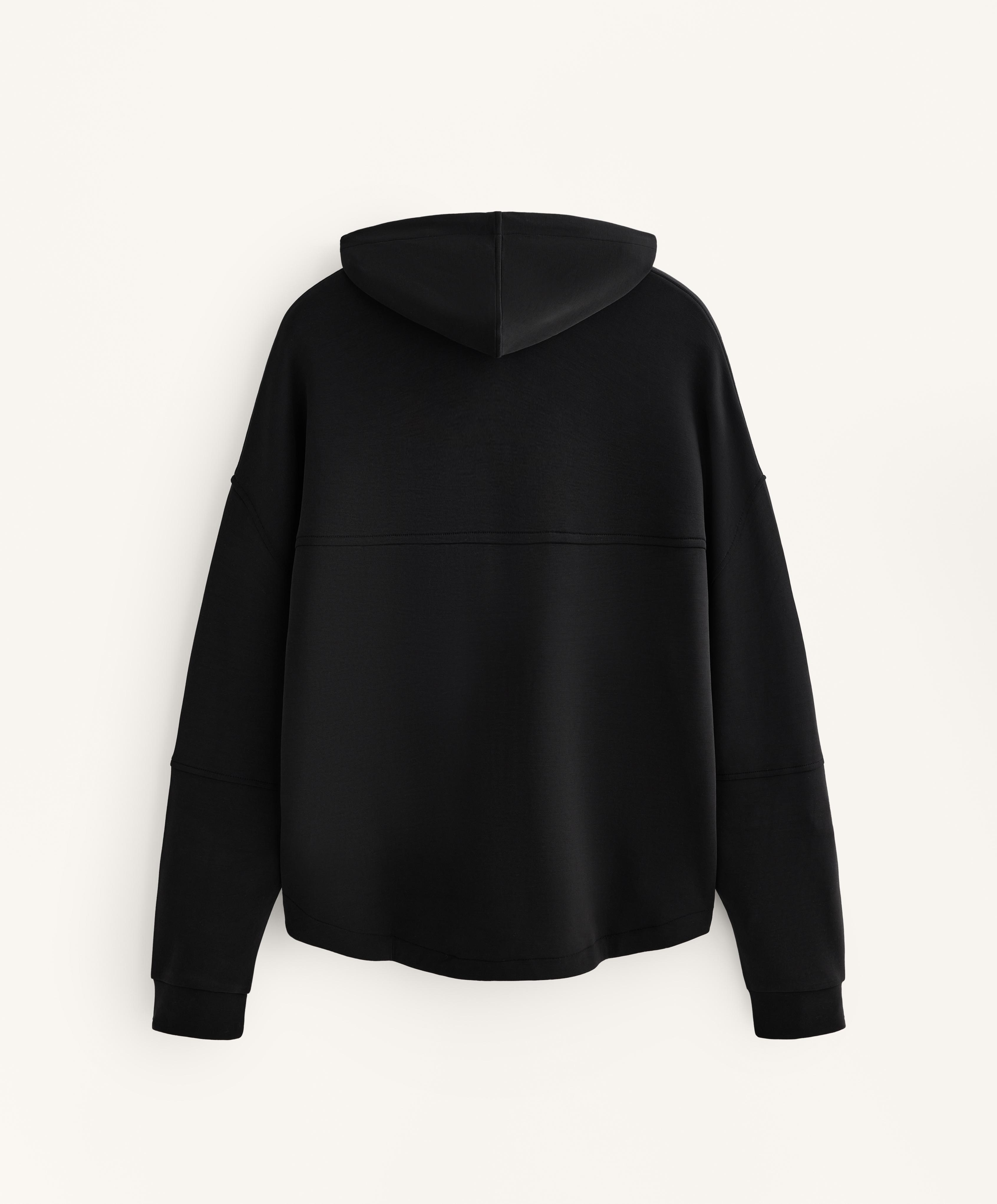 Chaqueta con capucha con modal de tacto suave