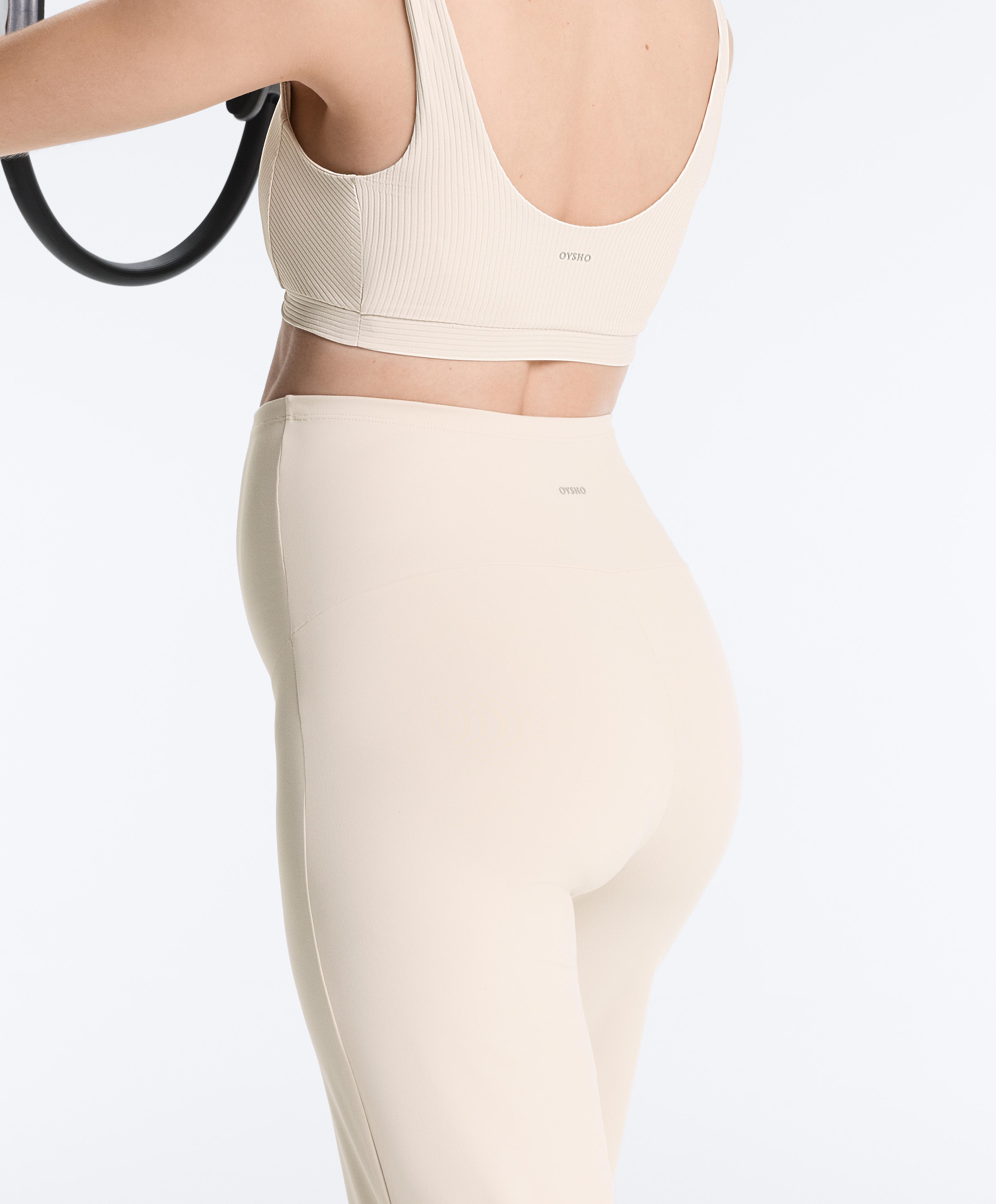 Comfortlux maternity straight-leg trousers — PALE BEIGE
