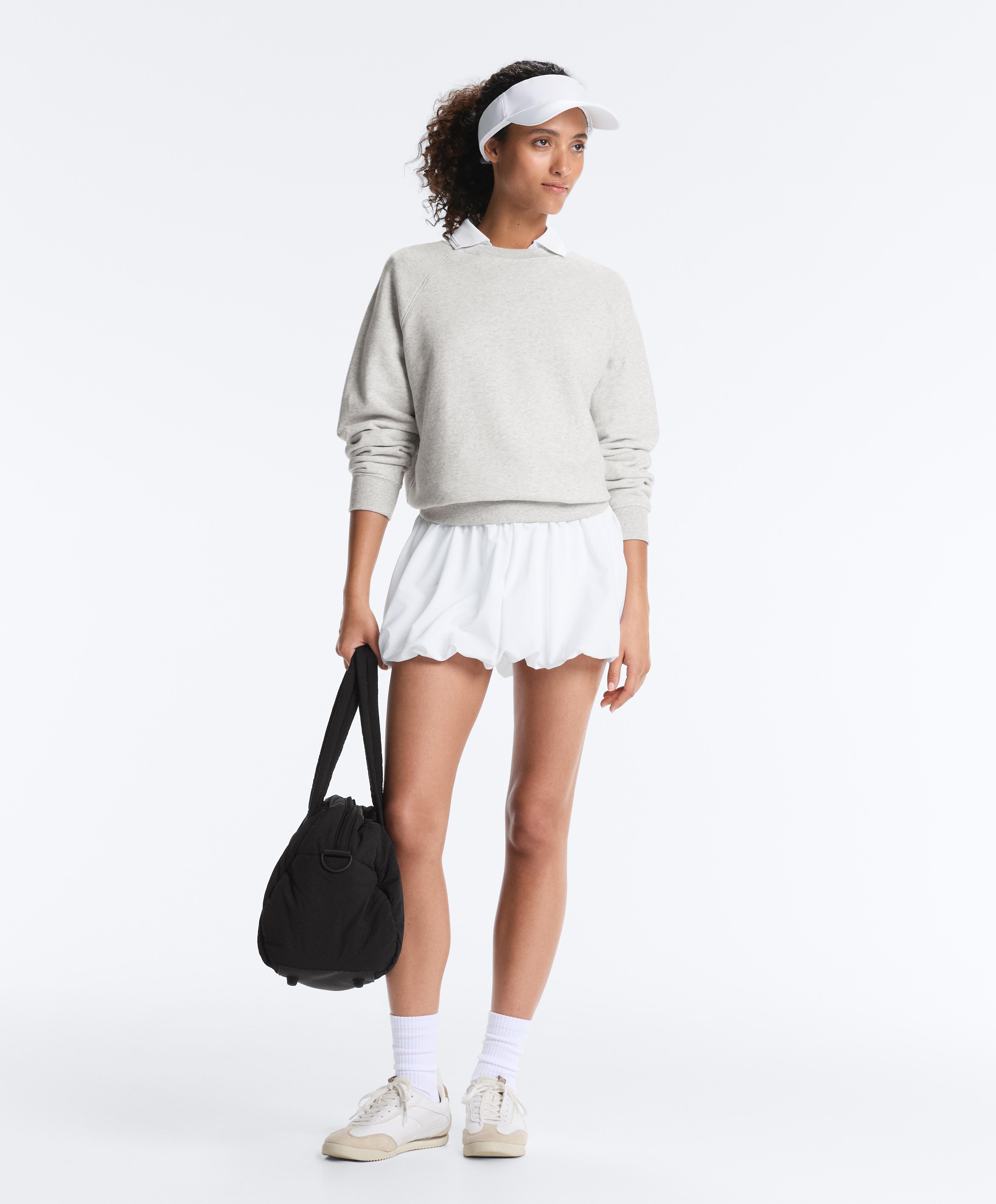 Compressive bubble skirt — WHITE 
