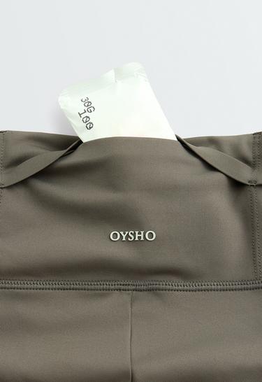 Ankle-length High rise Rapid Dry leggings with pockets — CHARCOAL GREY 9