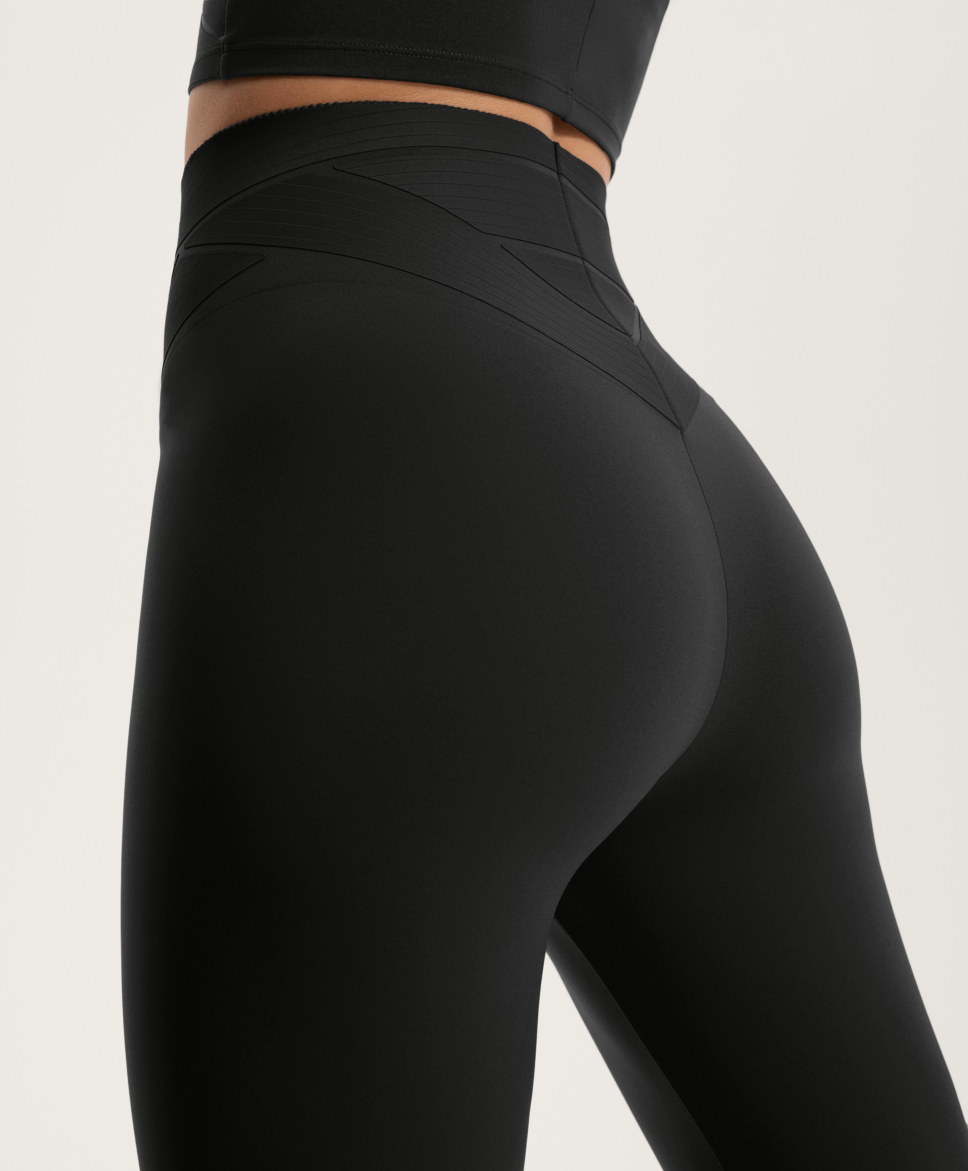 Ankle-length high rise Compressive core control block