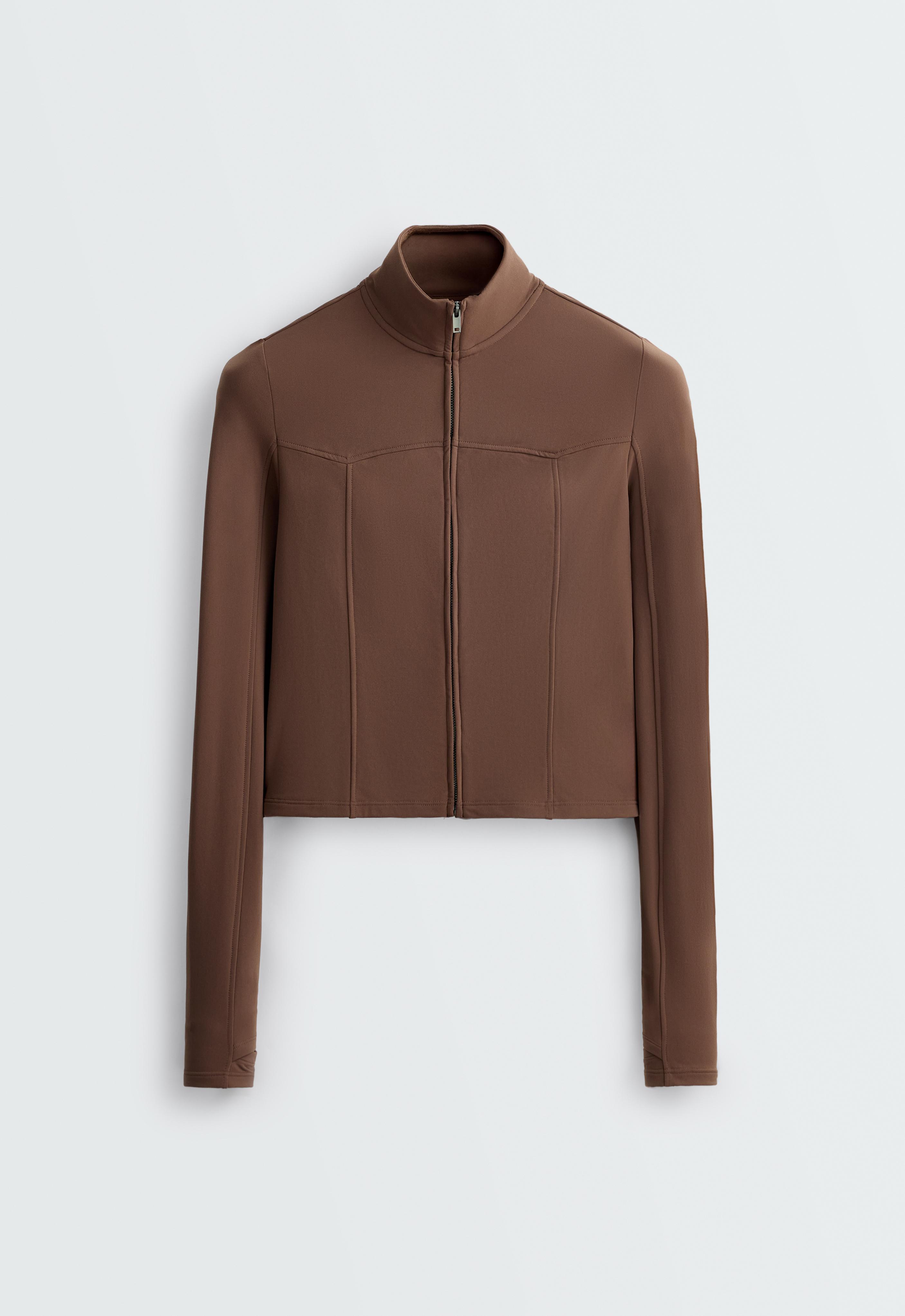 Light warm boxy technical jacket — COCOA